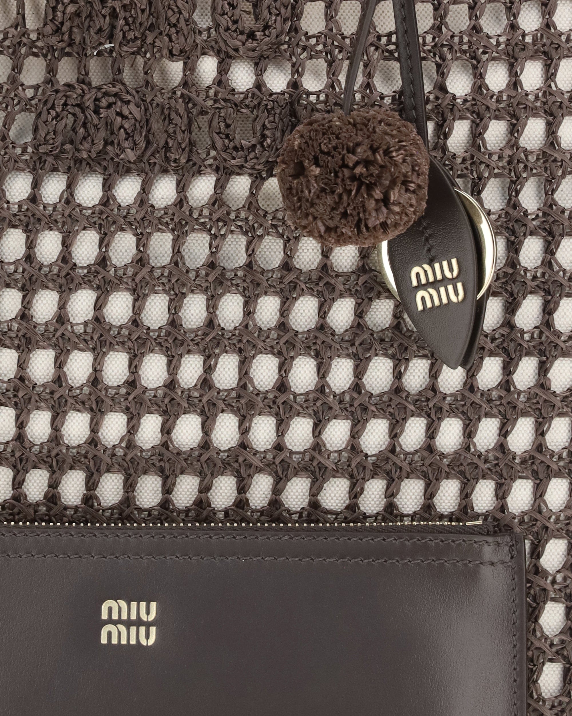 Miu Miu Ivy Crochet Shoulder Bag