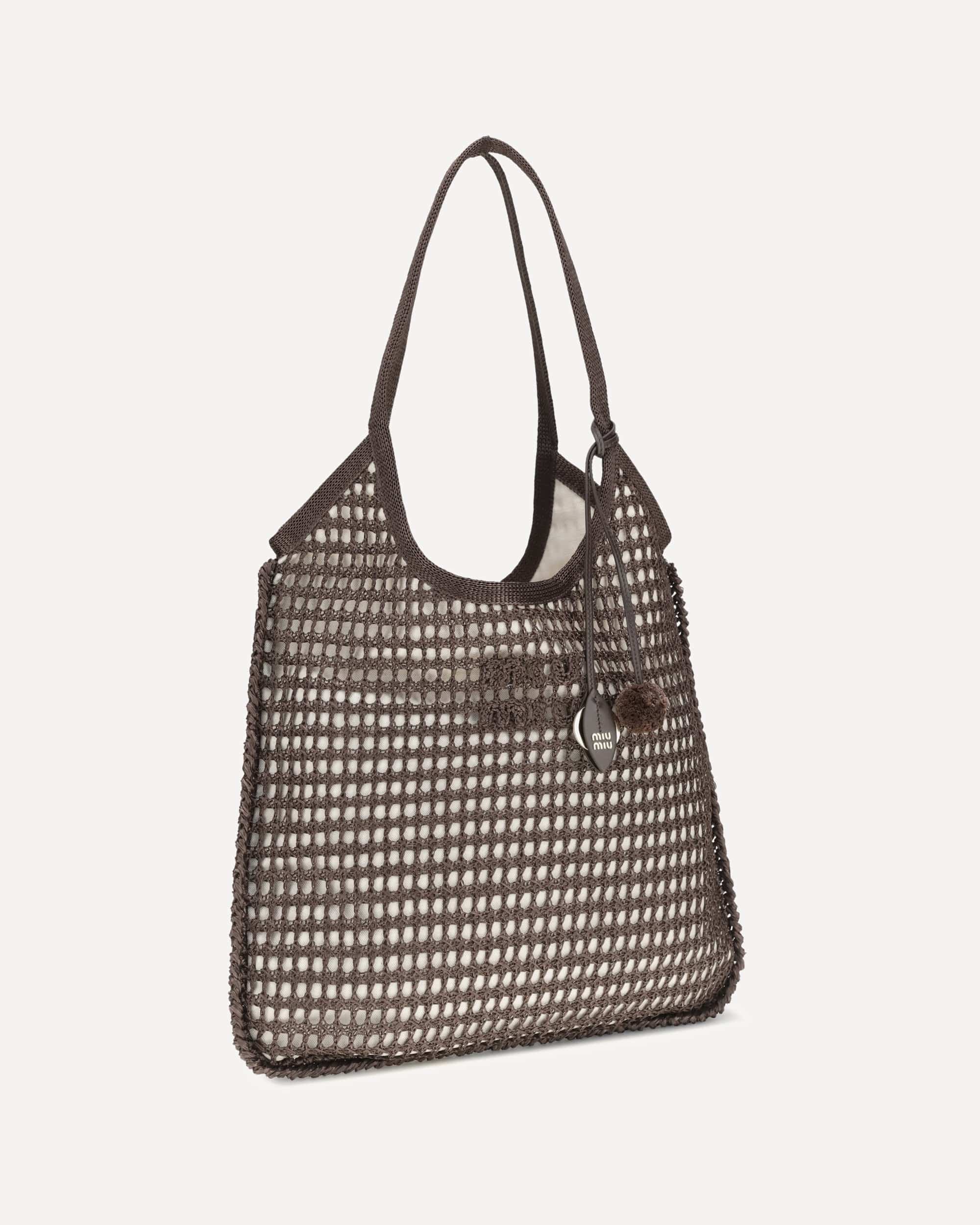 Miu Miu Ivy Crochet Shoulder Bag