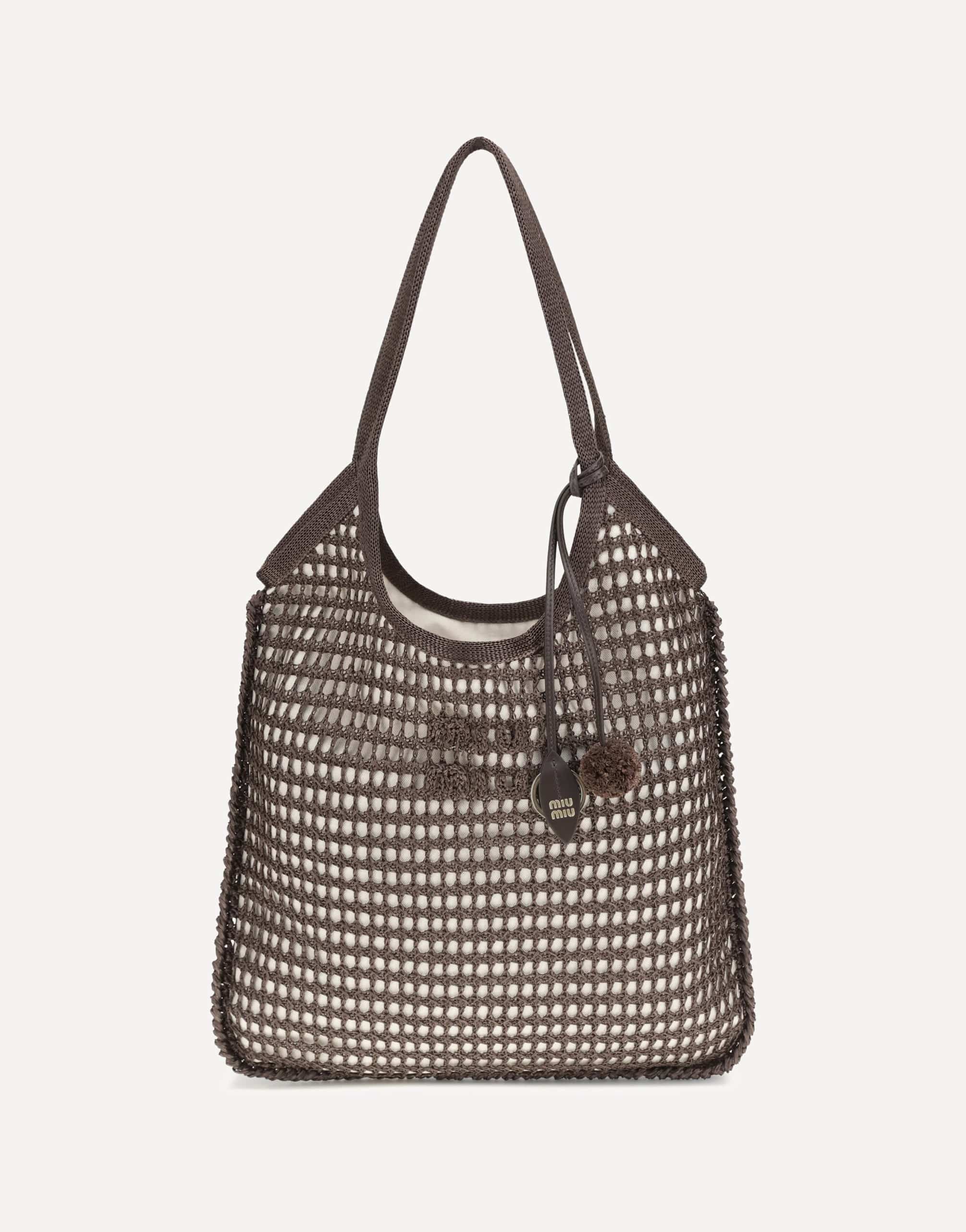 Miu Miu Ivy Crochet Shoulder Bag