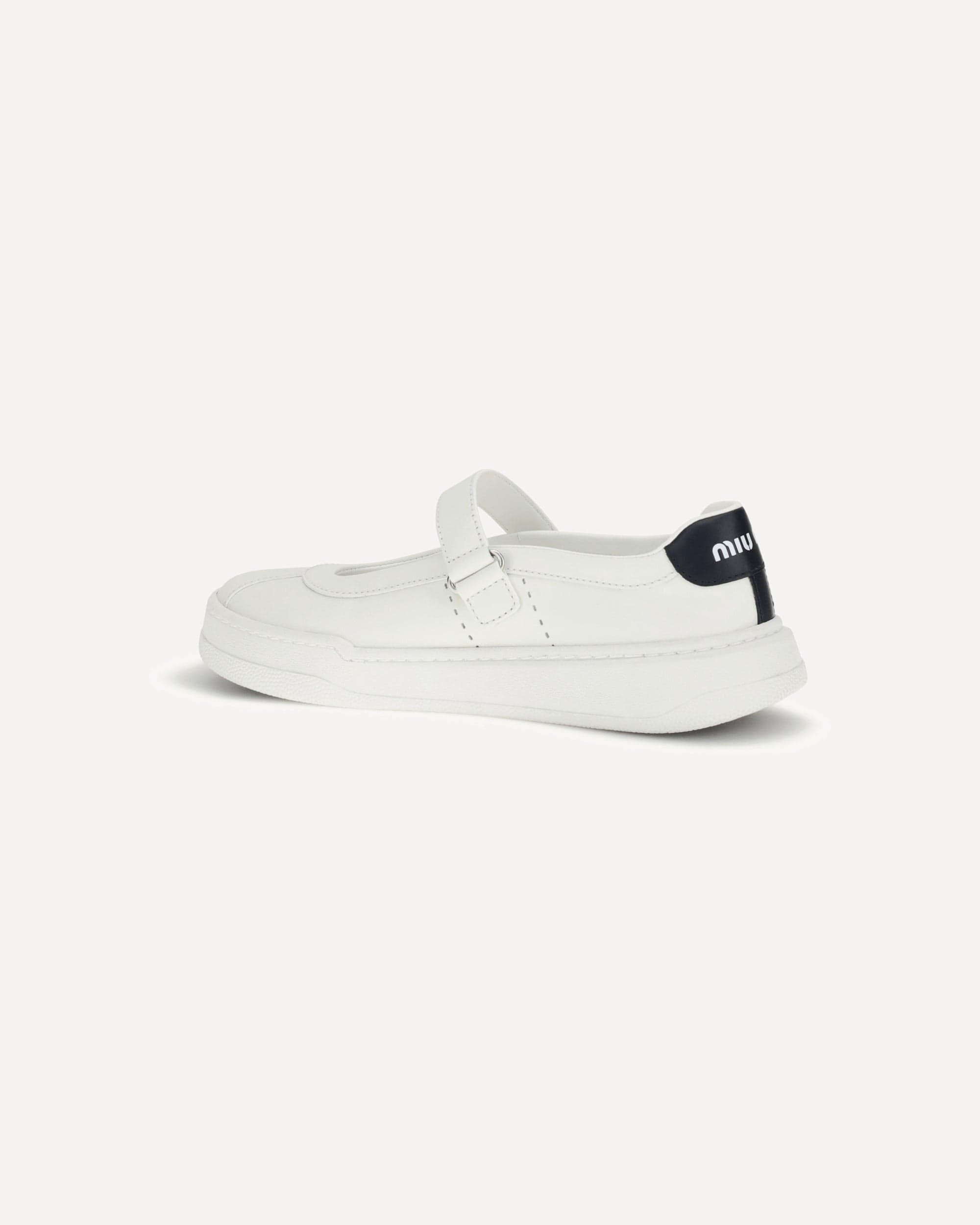Miu Miu Leather Ballerina Sneakers