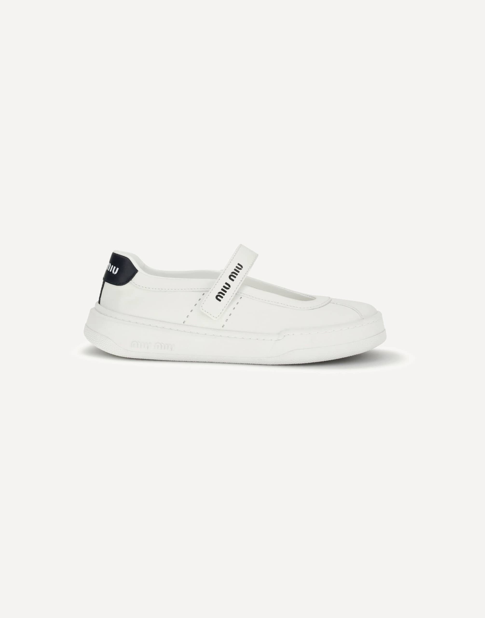 Miu Miu Leather Ballerina Sneakers