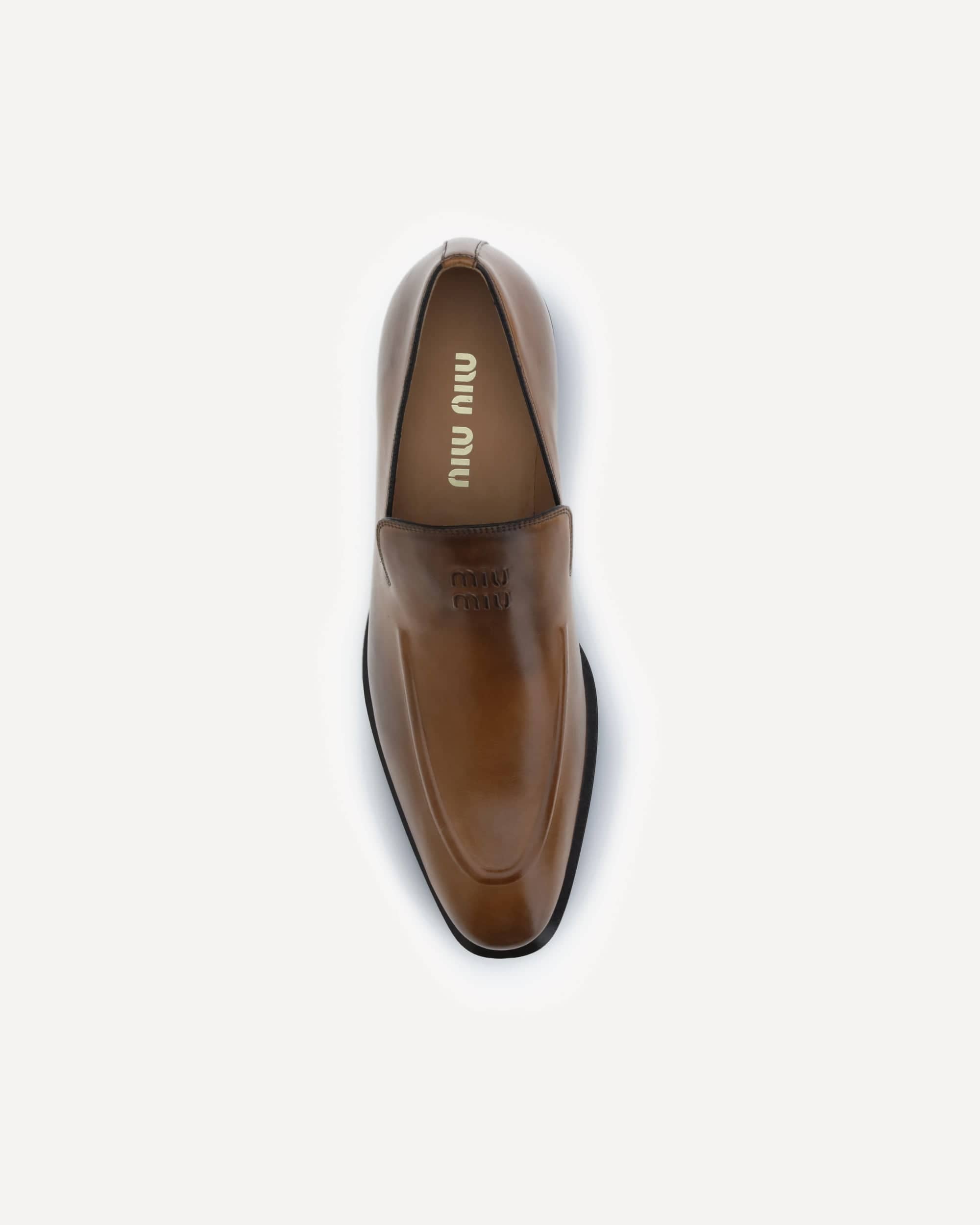 Miu Miu Leather Loafers