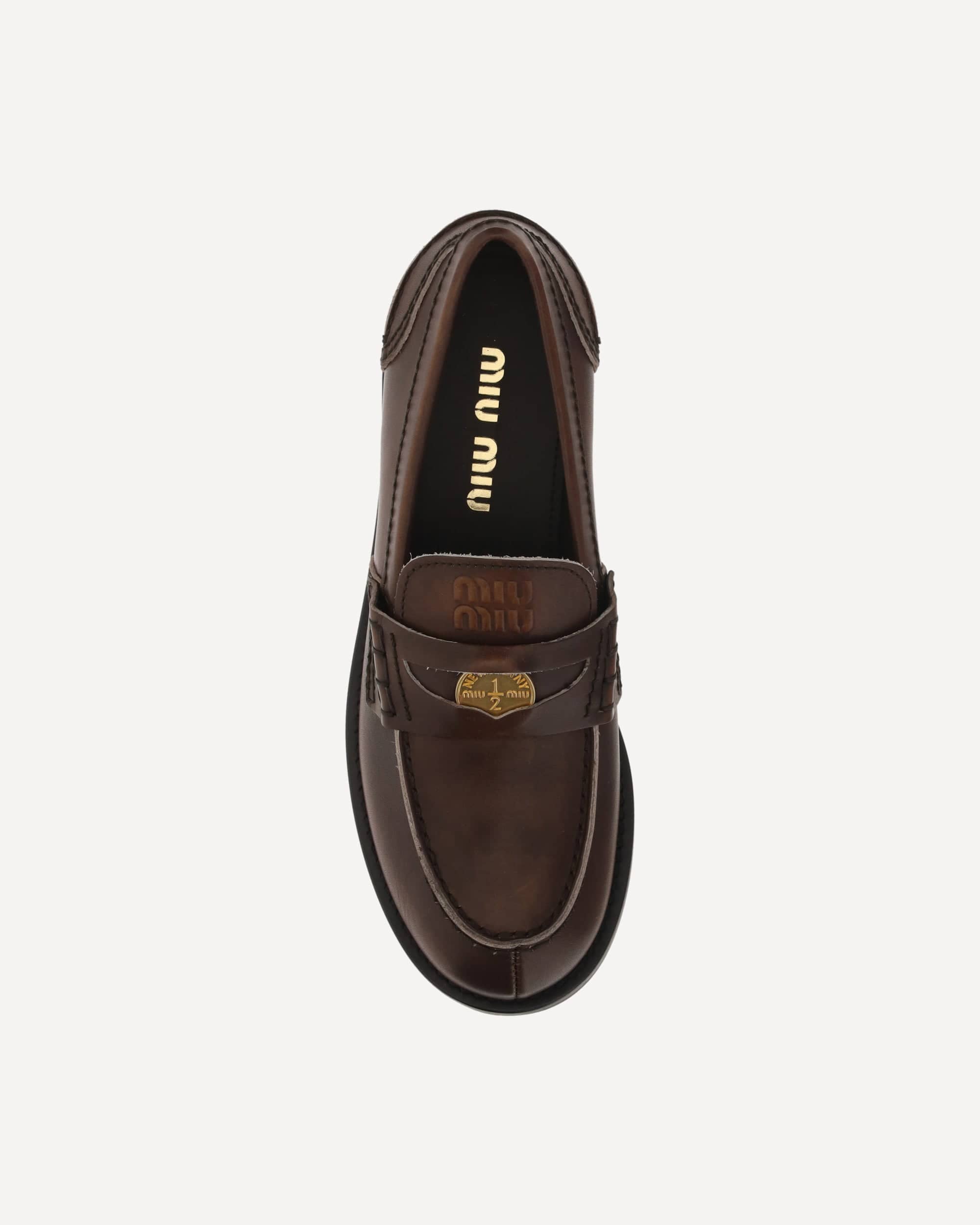 Miu Miu Miu Miu Leather Loafers