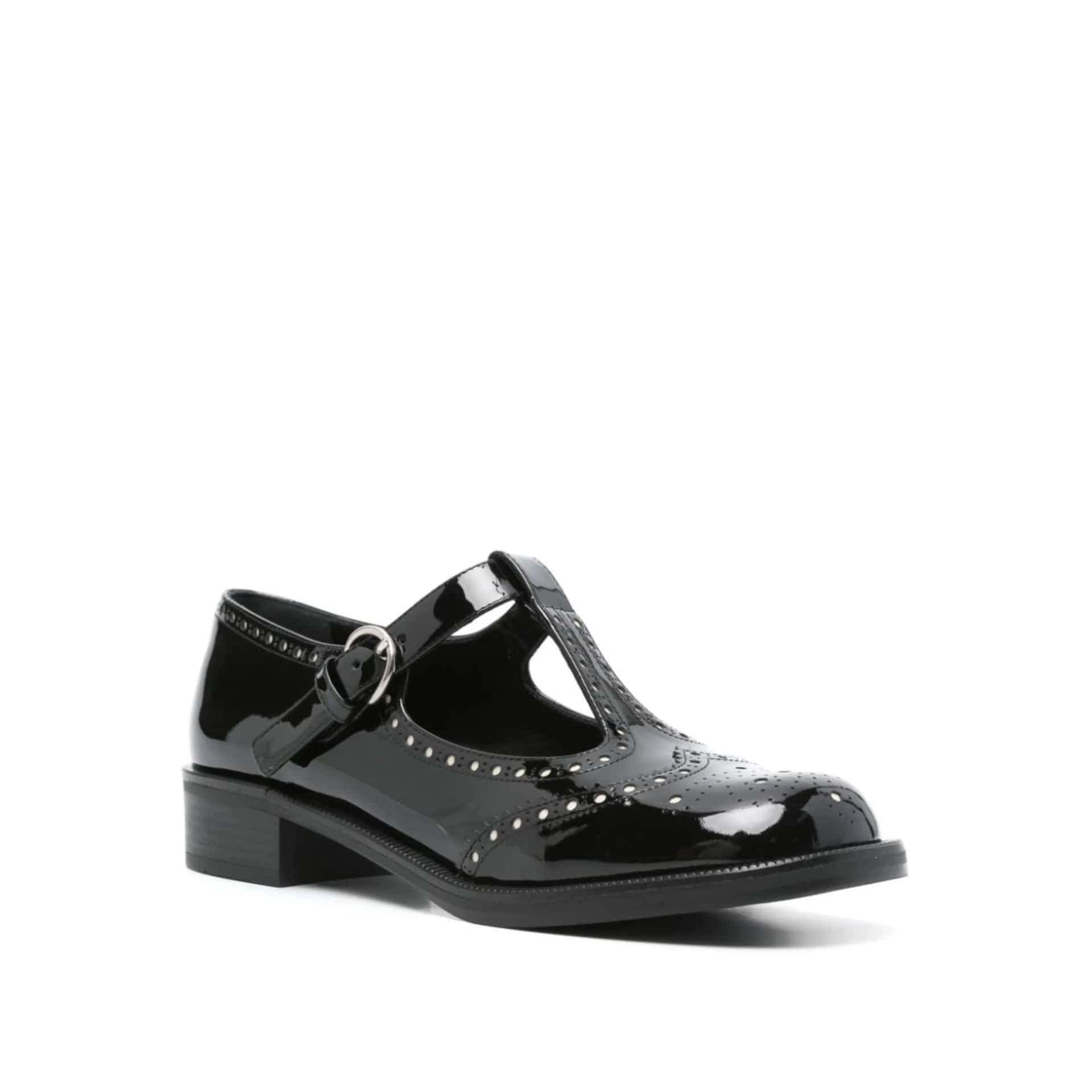 Miu Miu Leather Mary Jane Flats - alternate view