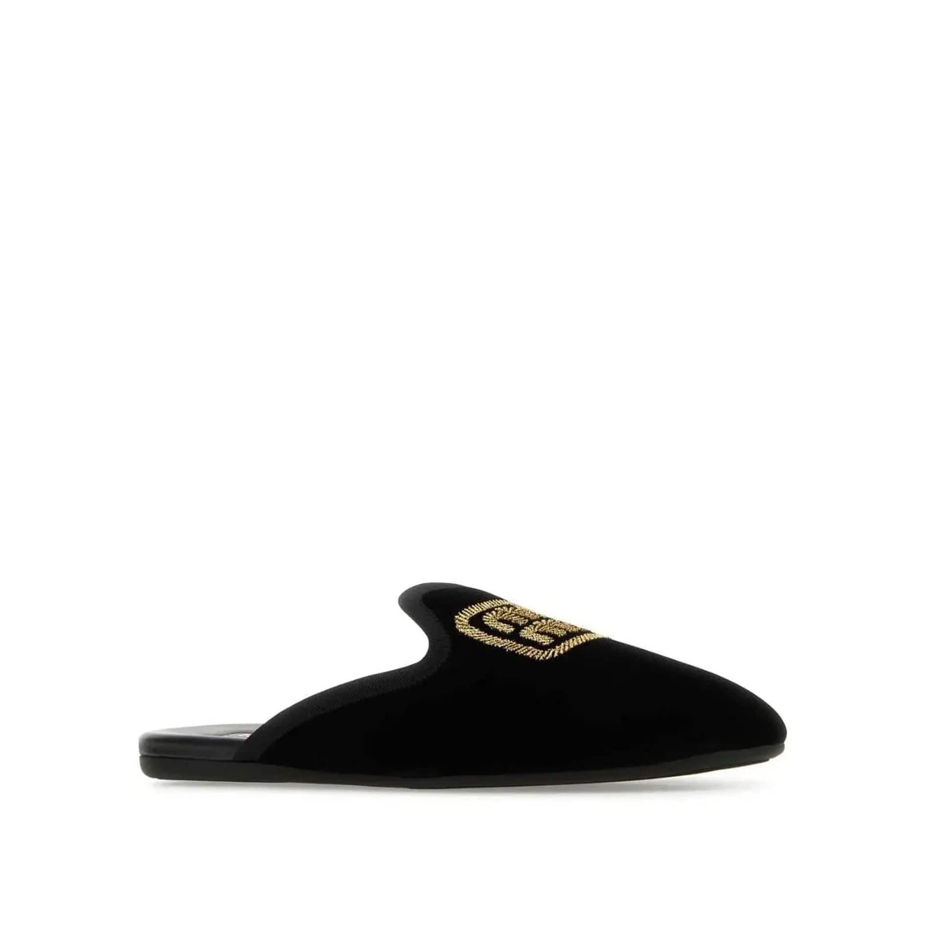 Miu Miu Logo Embroidered Slip-On Mules - alternate view