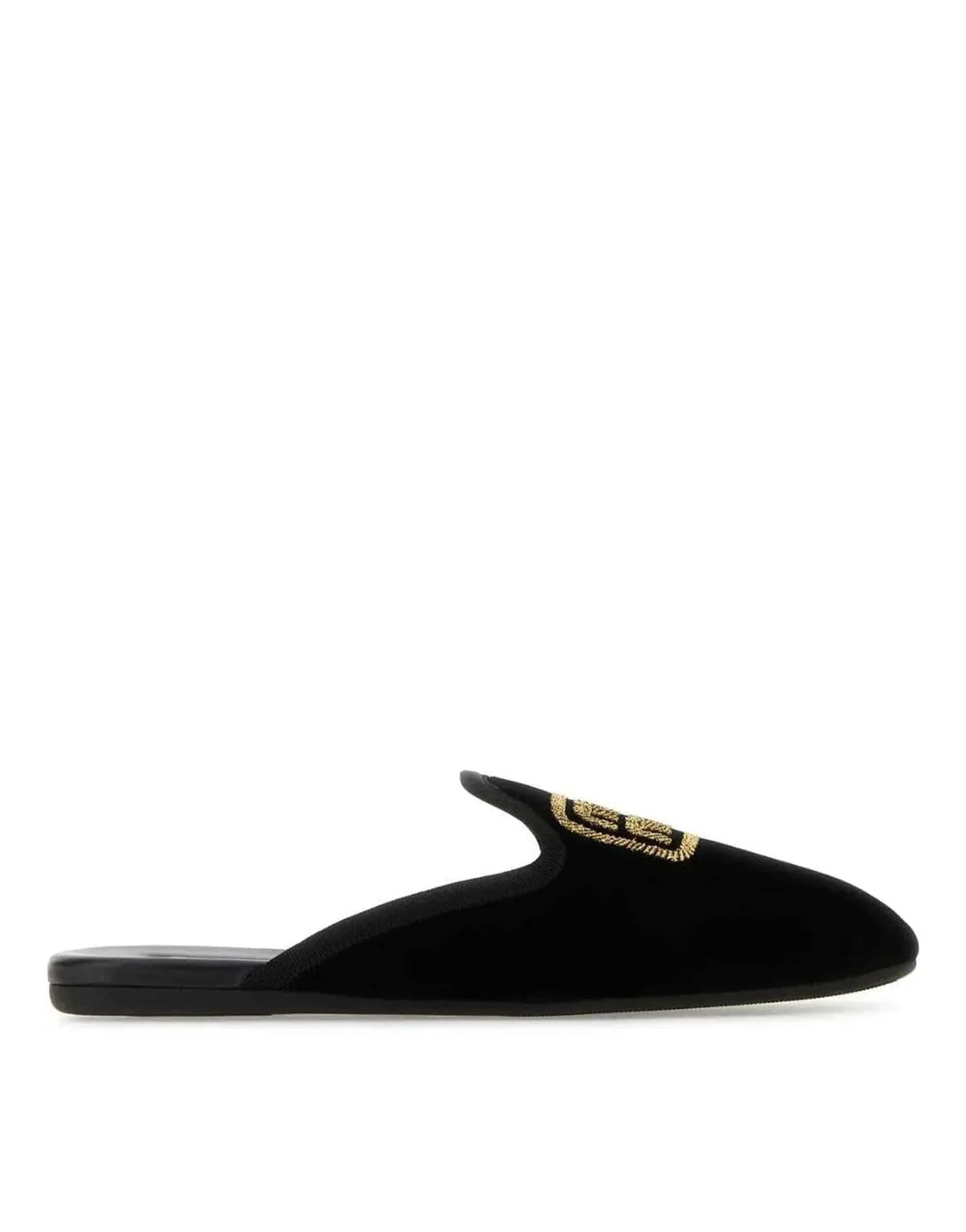 Miu Miu Logo Embroidered Slip-On Mules