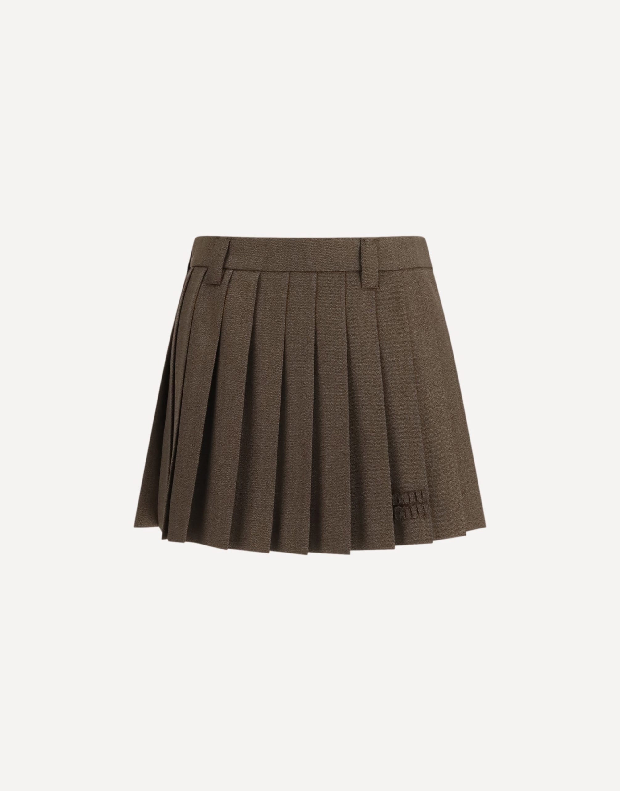 Miu Miu Pleated Miniskirt