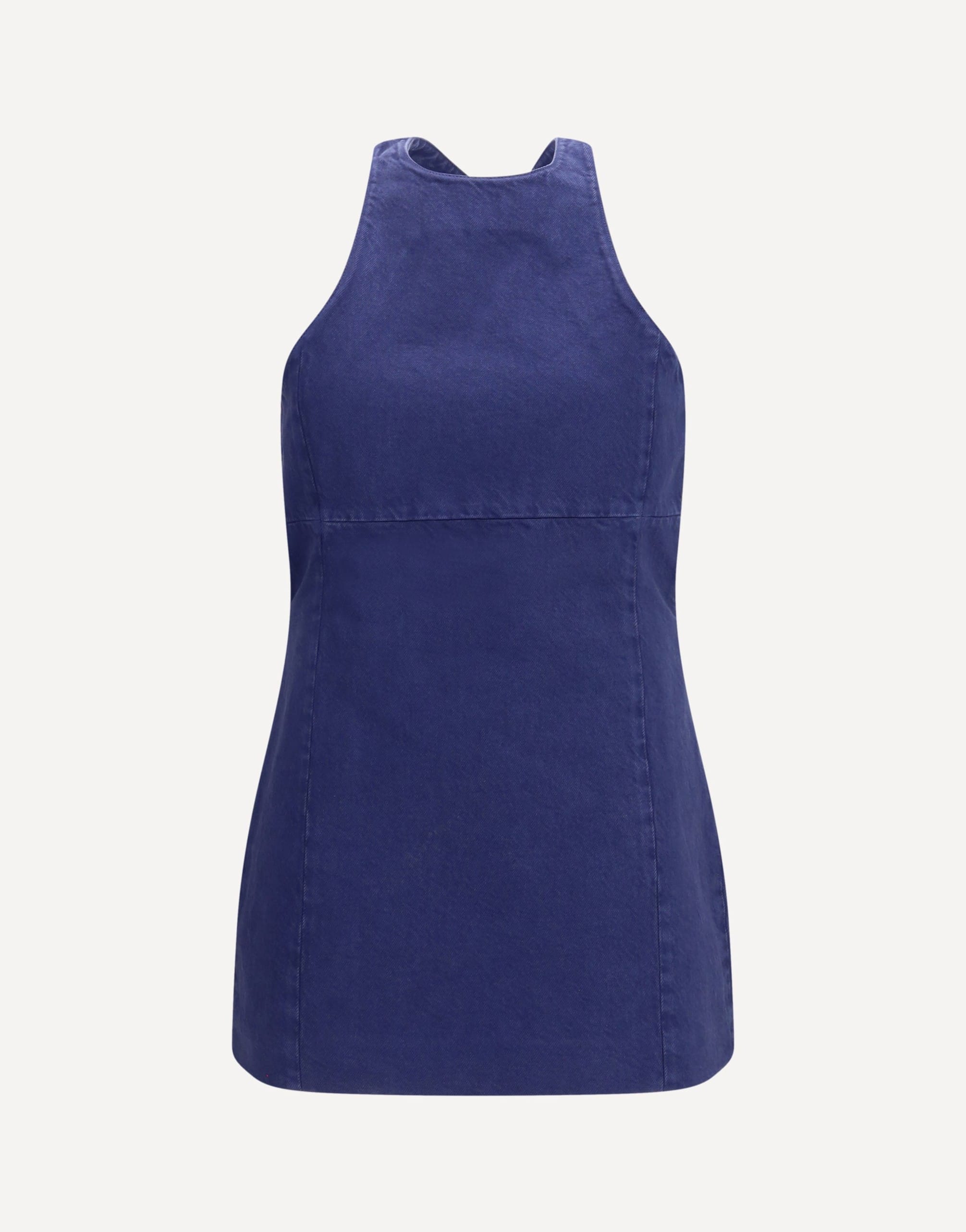 Miu Miu Short Cotton Halter Dress