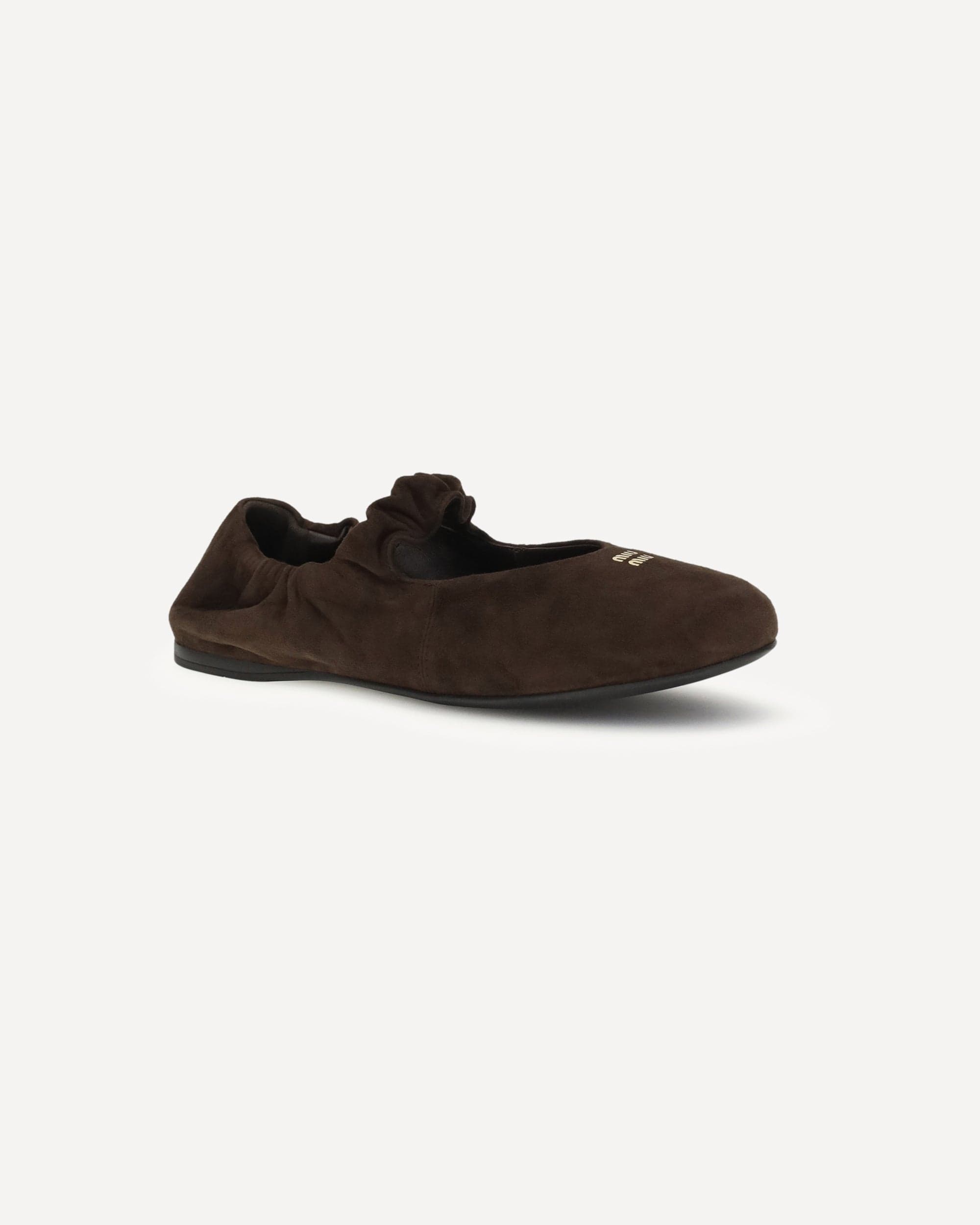 Miu Miu Suede Ballerinas