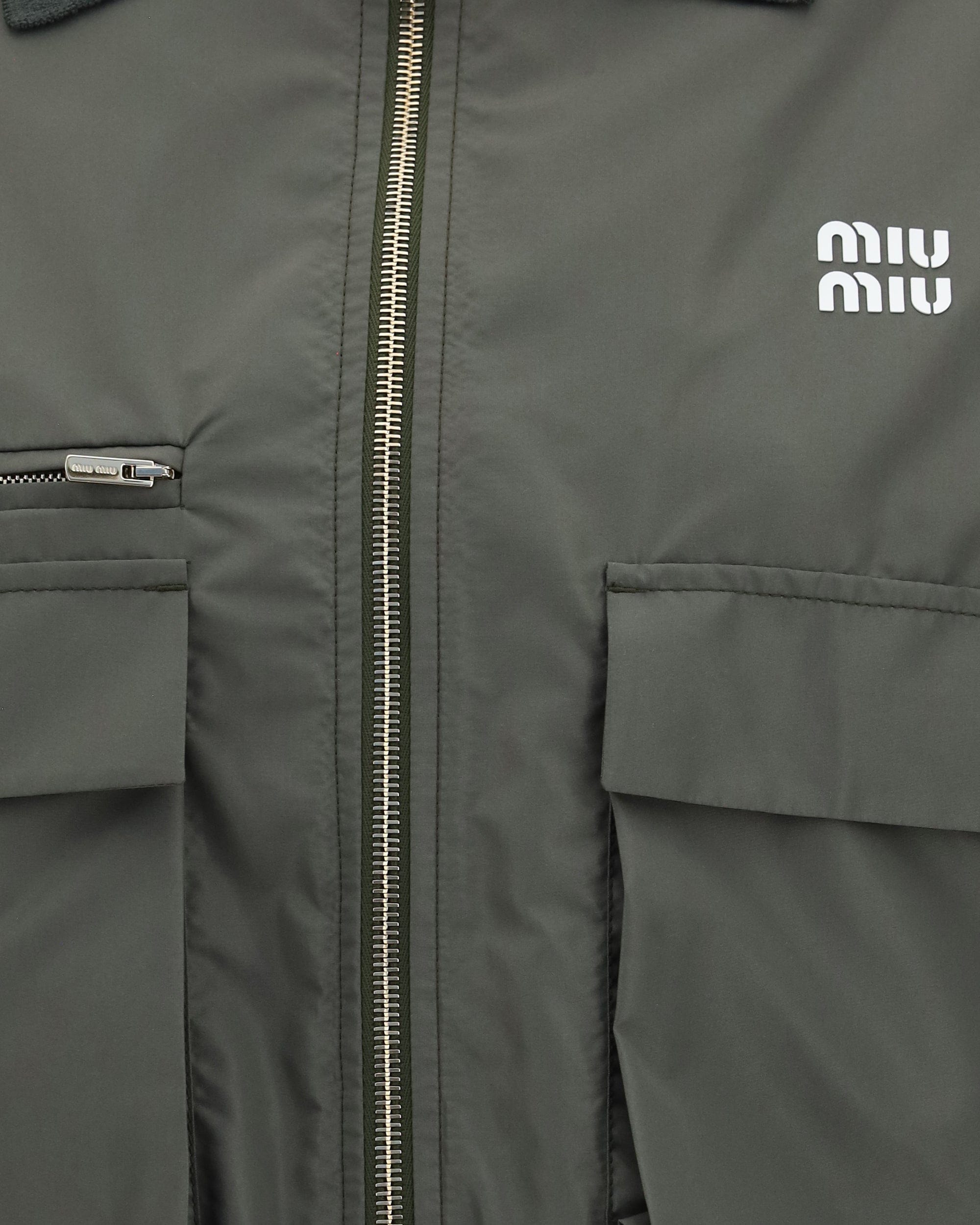 Miu Miu Miu Miu Technical Fabric Jacket