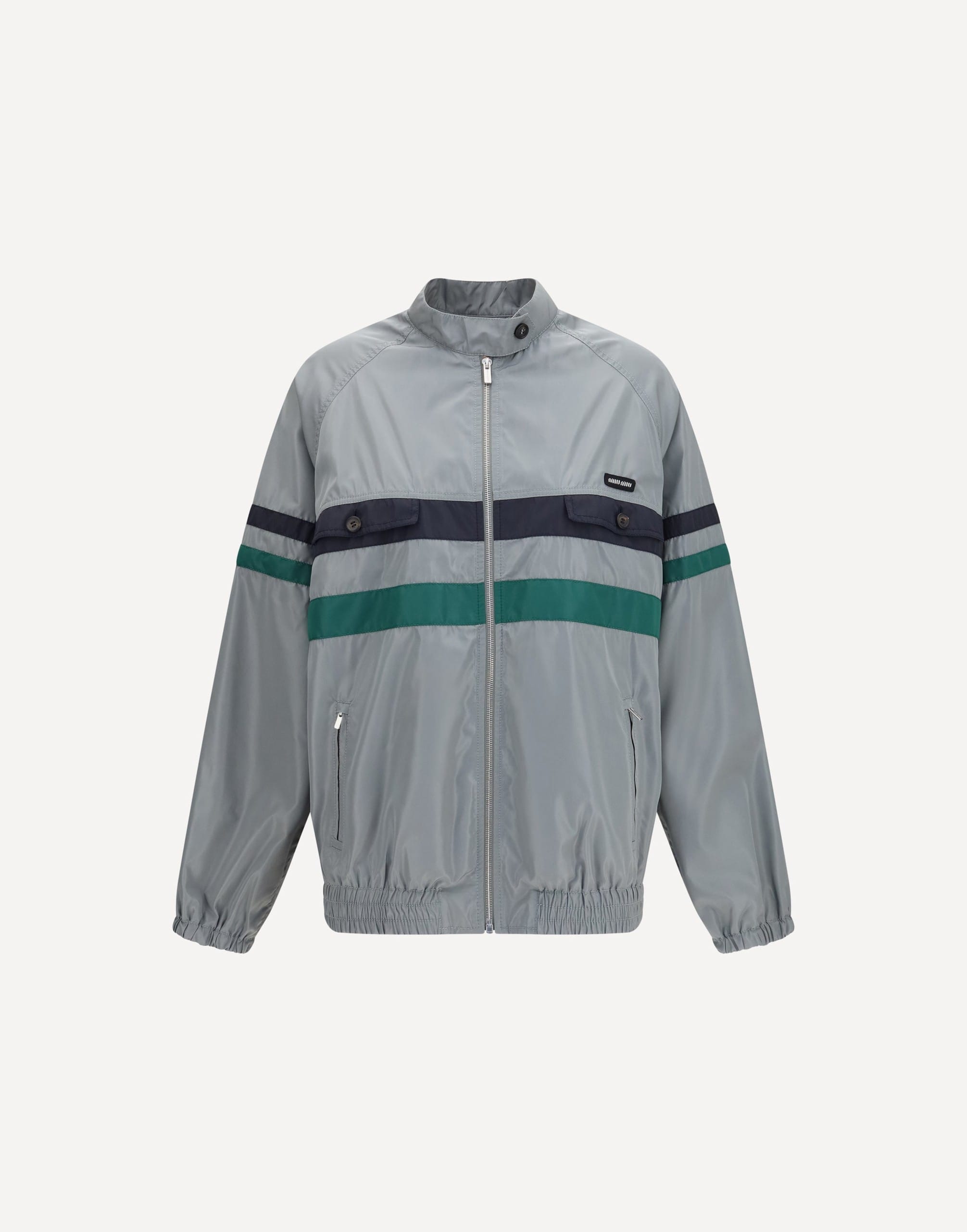 Miu Miu Miu Miu Technical Silk Jacket