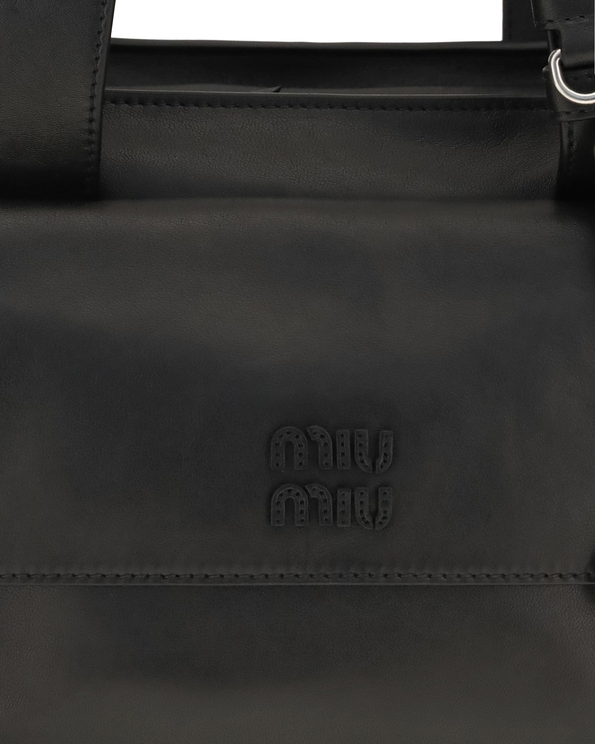 Miu Miu Miu Miu Utilitaire Leather Shoulder Bag