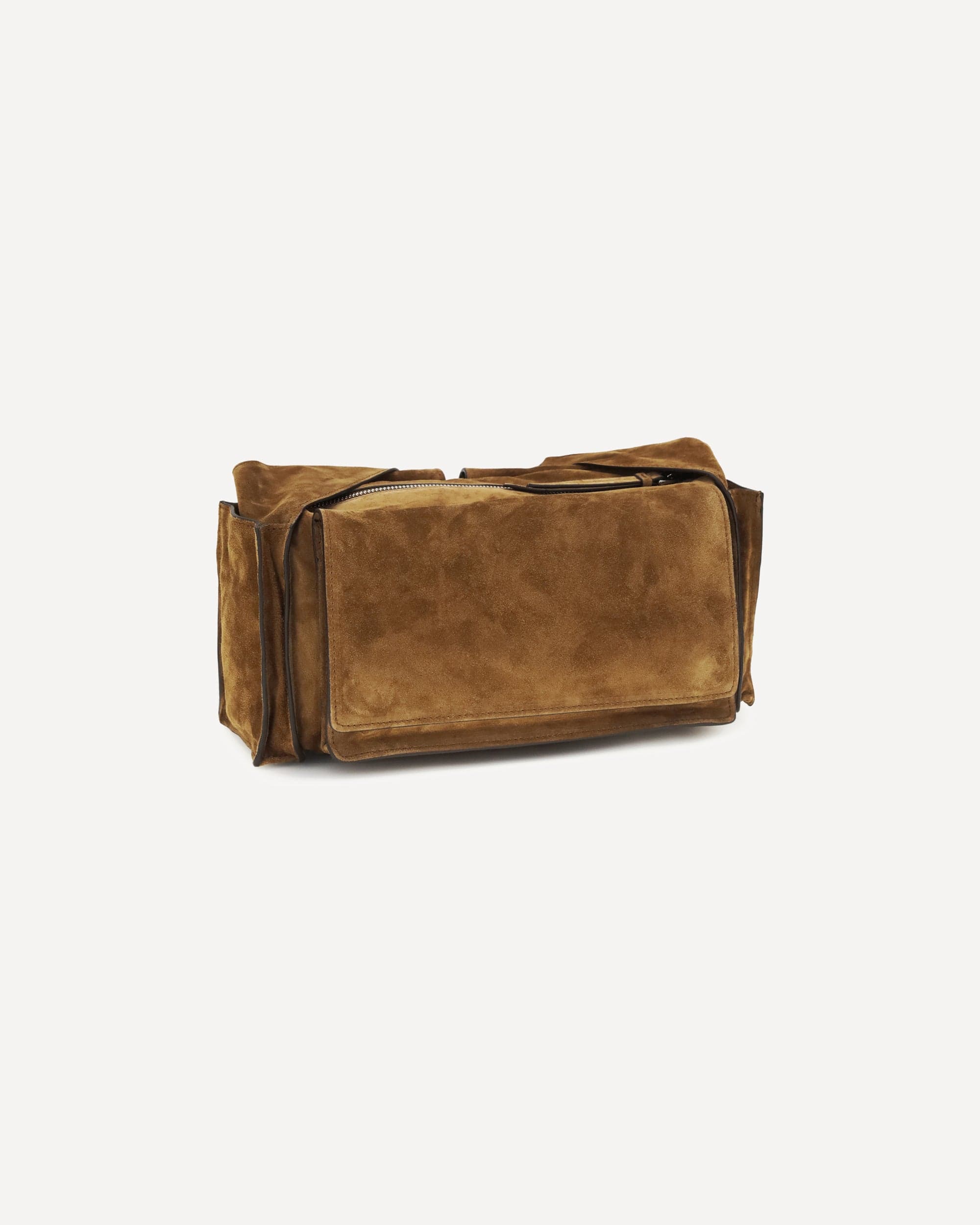 Miu Miu Utilitaire Suede Shoulder Bag
