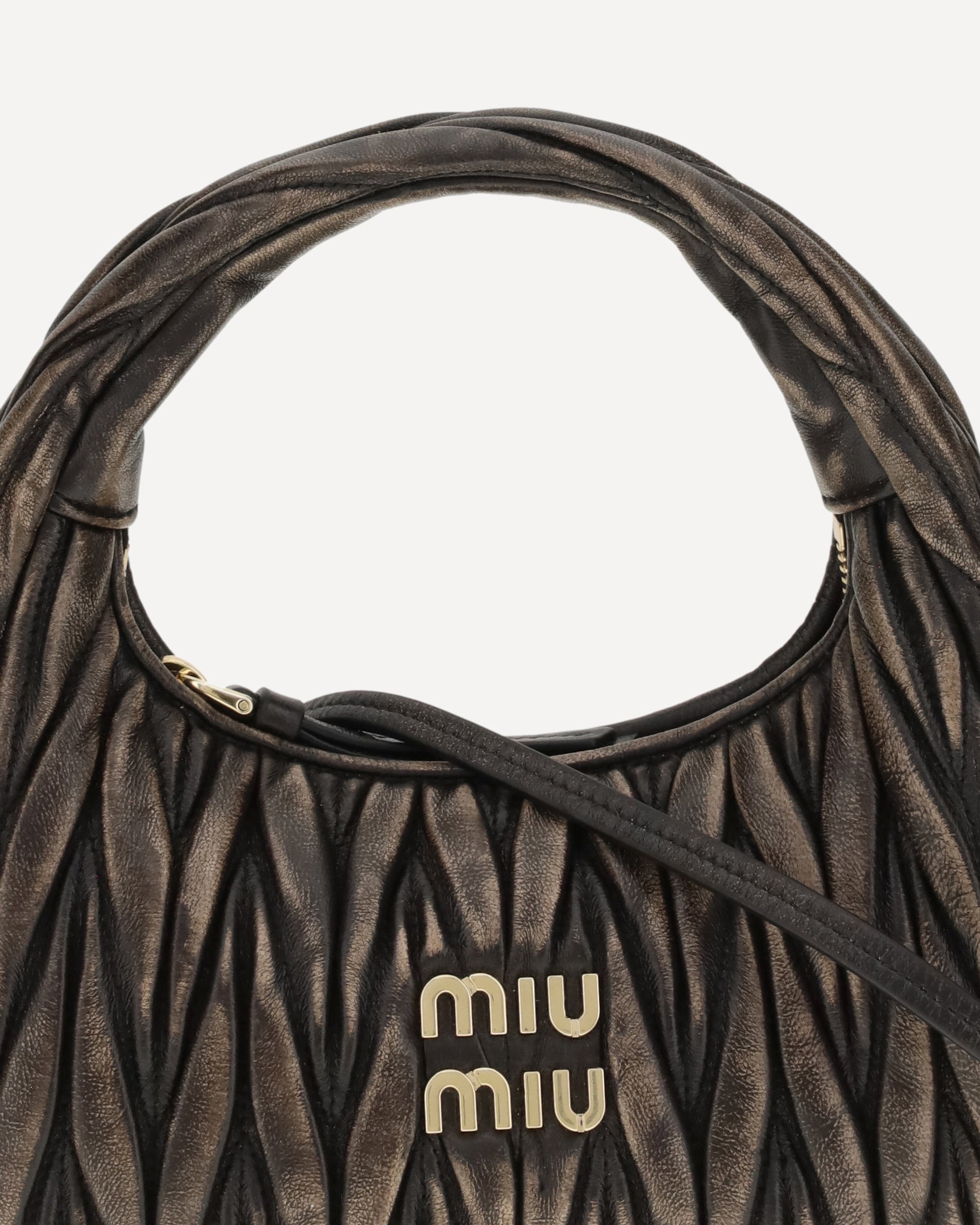 Miu Miu Wander Bag In Quilted Leather