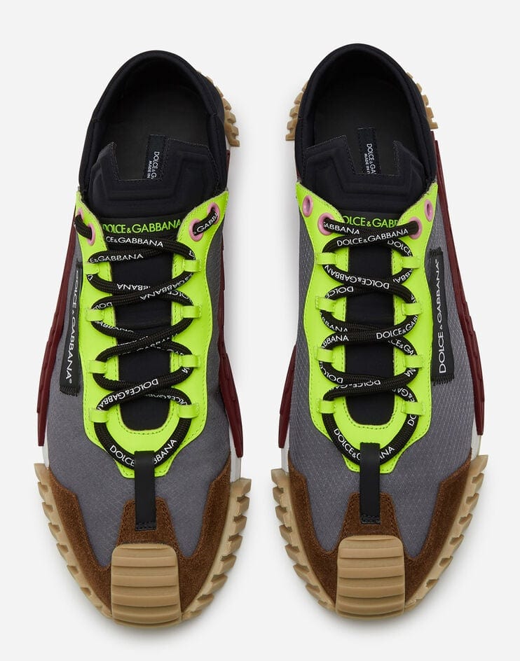 Dolce & Gabbana Mixed Materials NS1 Slip-On Sneakers