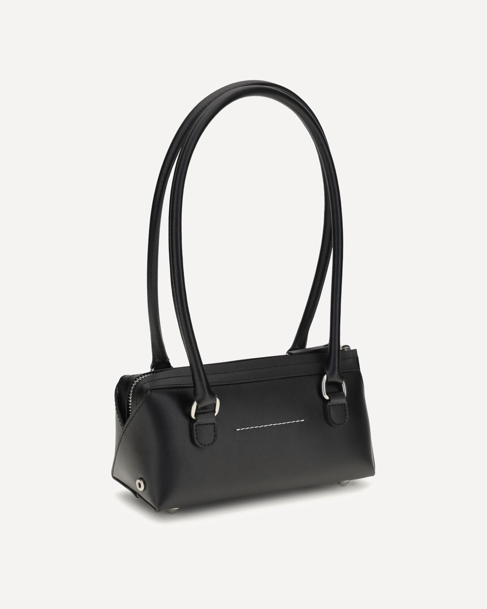 MM6 Bauletto J Mini Leather Shoulder Bag