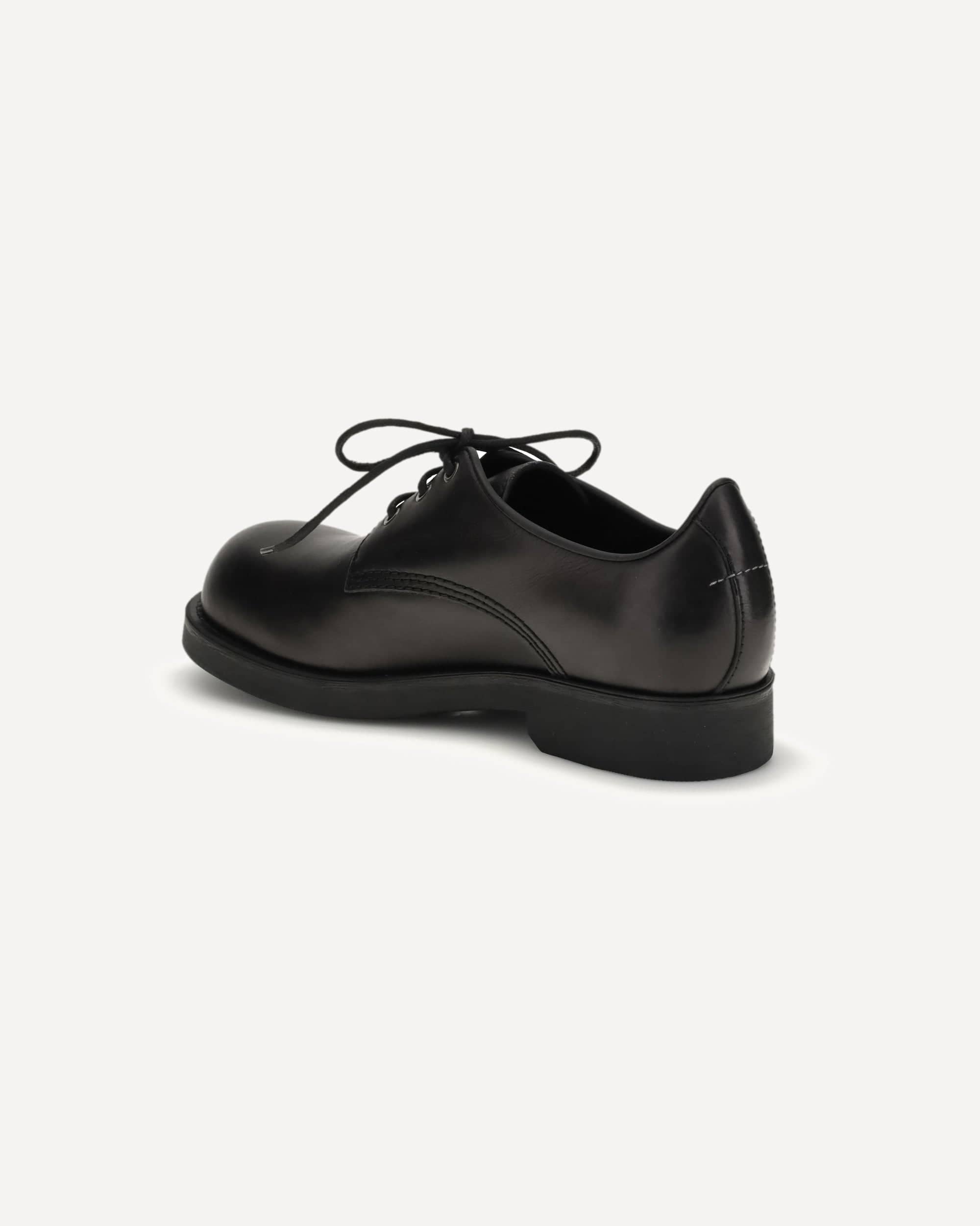 MM6 Biker Lace-Up Derby Shoes
