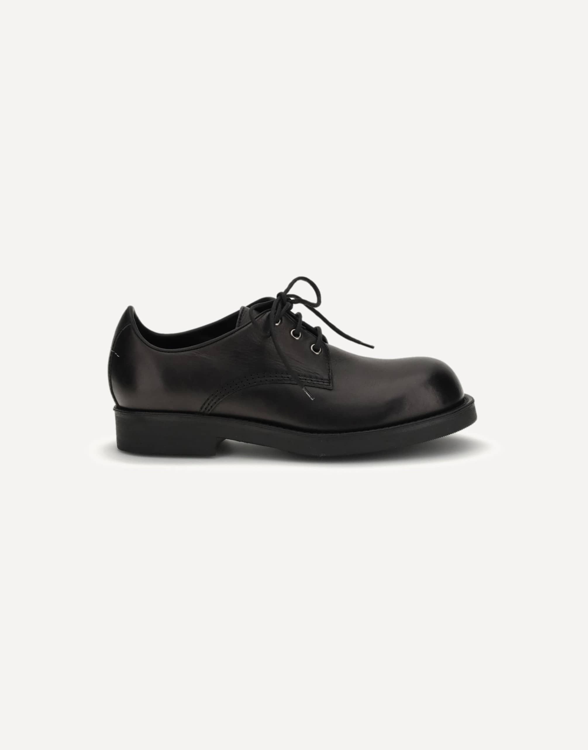 MM6 Biker Lace-Up Derby Shoes