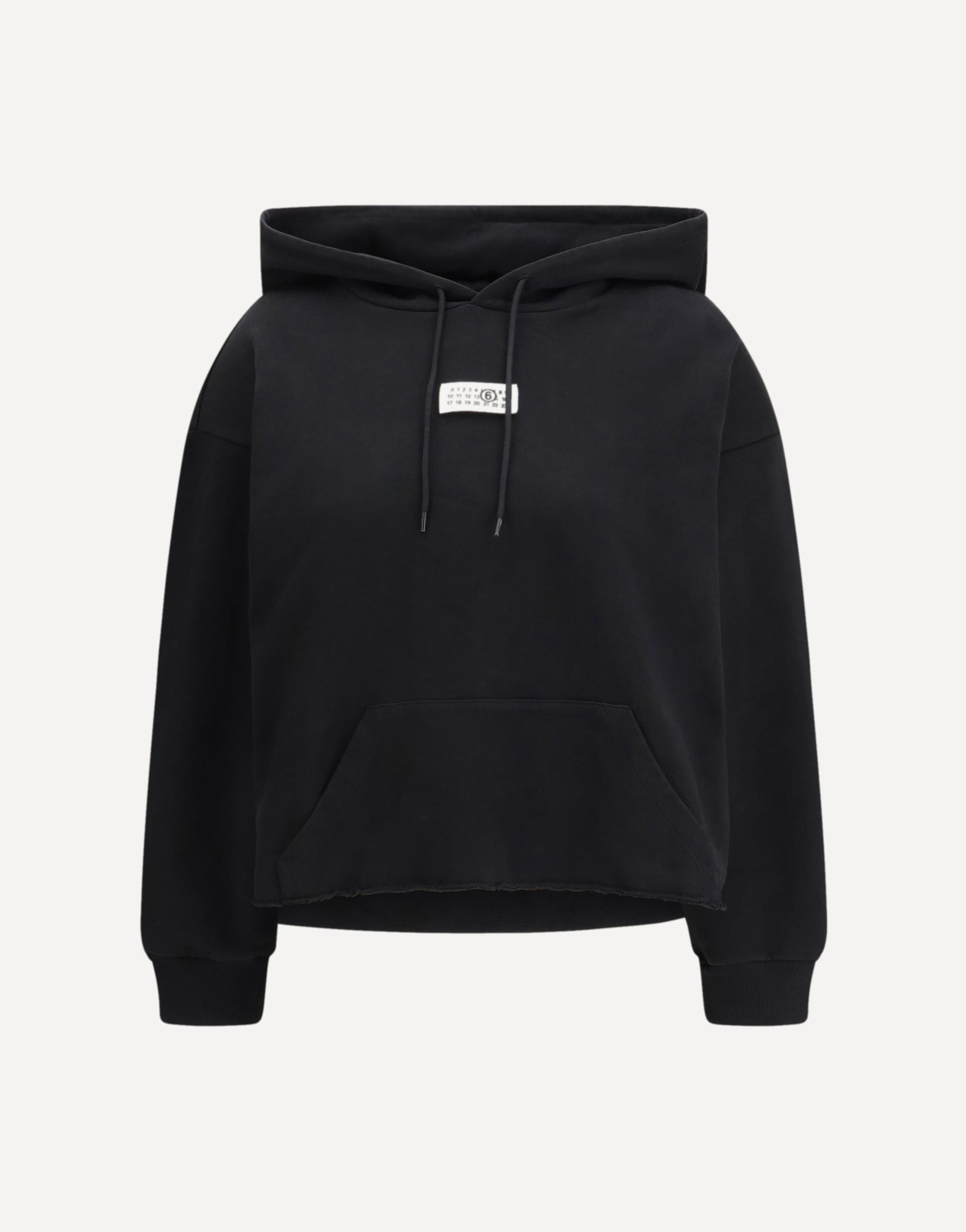MM6 Cotton Hoodie With Logo Patch