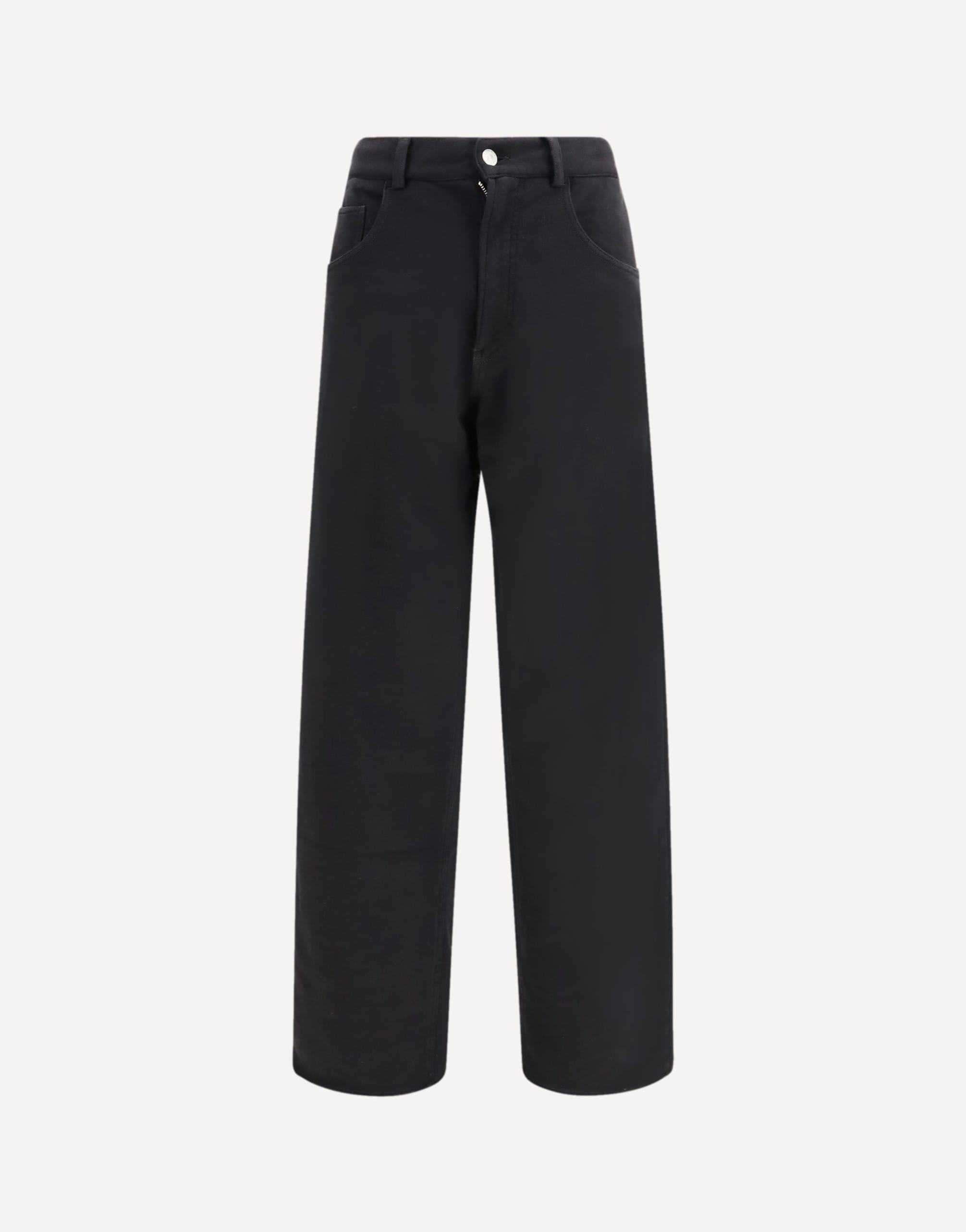 MM6 Cotton Track Pants With Elastic Cuffs
