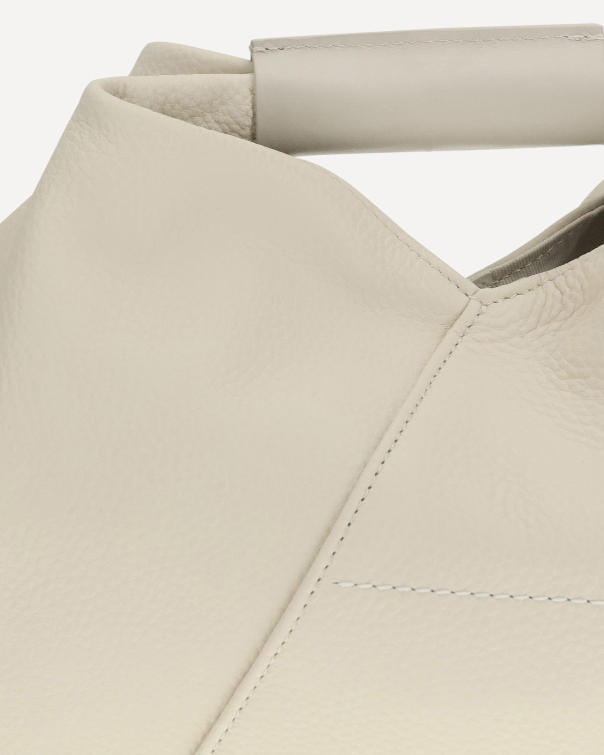 MM6 Draped Grained Leather Handbag