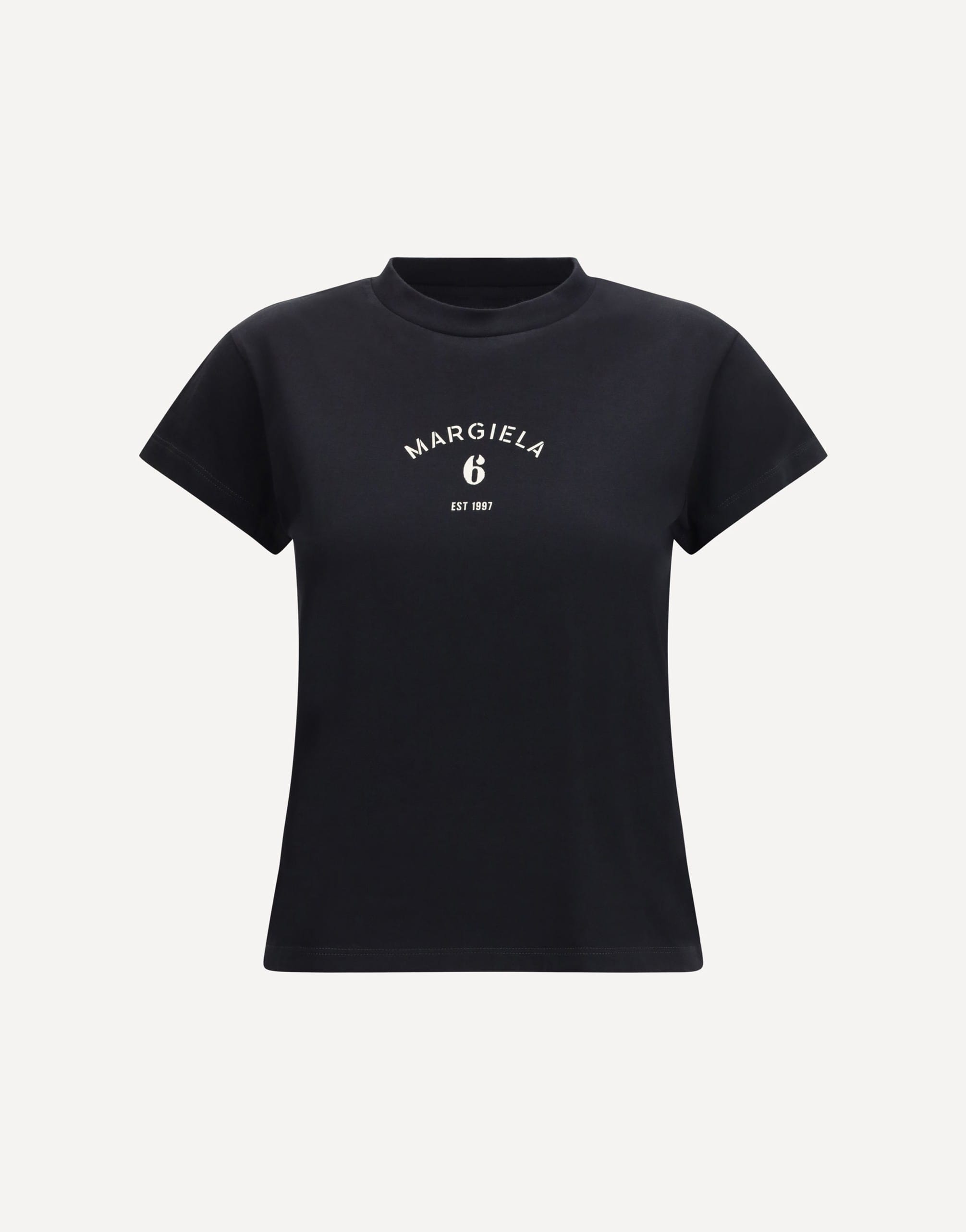 MM6 Embroidered Logo Jersey T-Shirt
