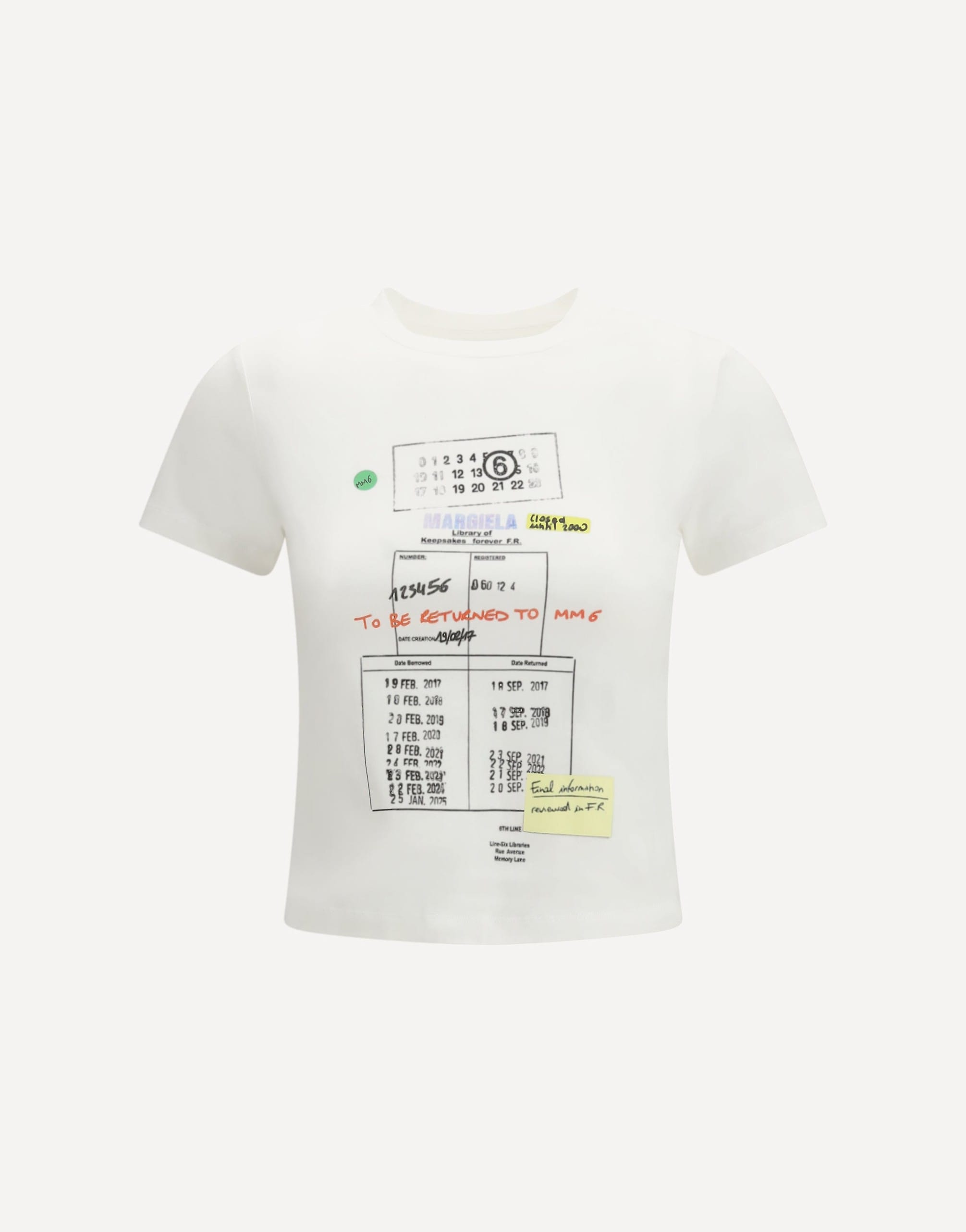 MM6 Jacquard Graphic Cotton T-Shirt