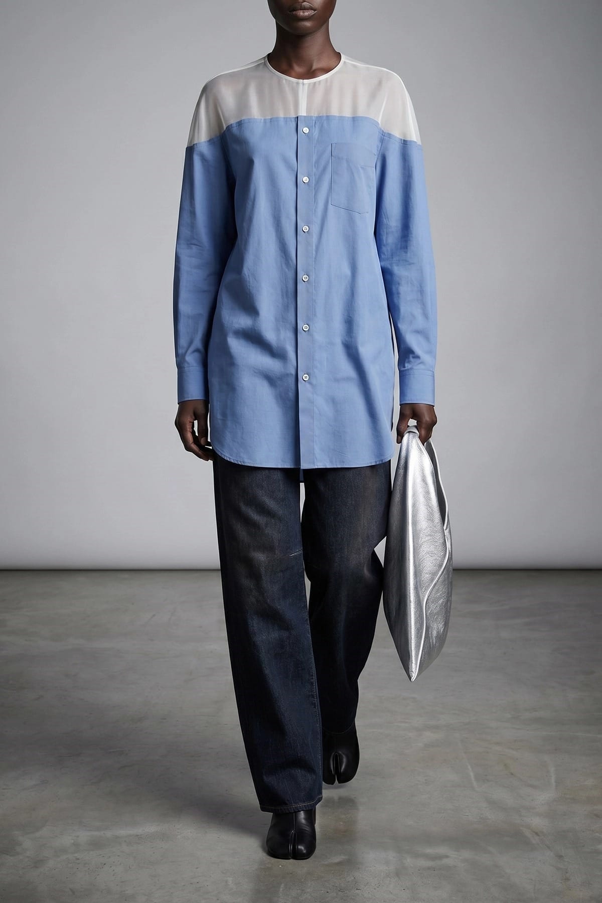 MM6 Maison Margiela 5-Pocket-Jeans mit weitem Bein - alternate view