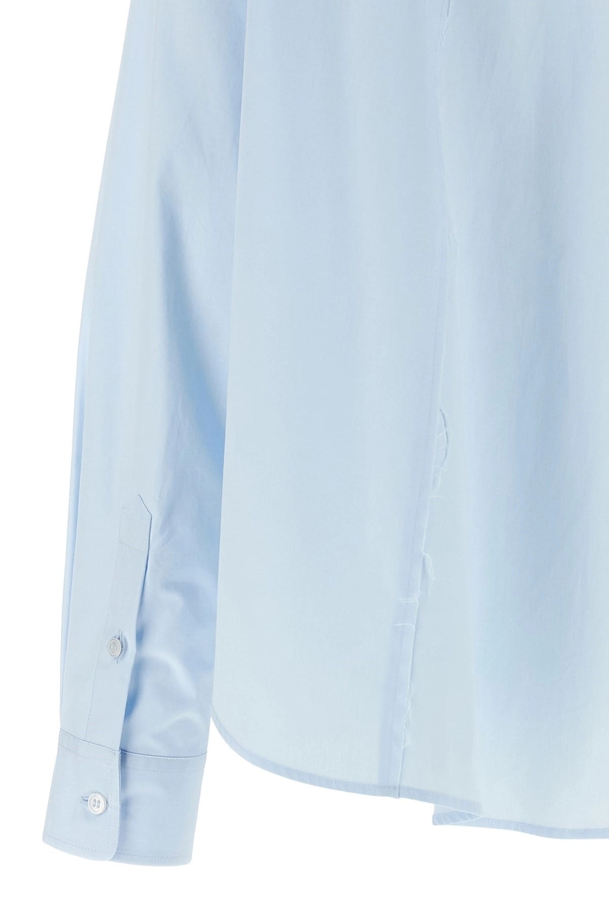 MM6 Maison Margiela MM6 Maison Margiela Asymmetric Cotton Poplin Shirt