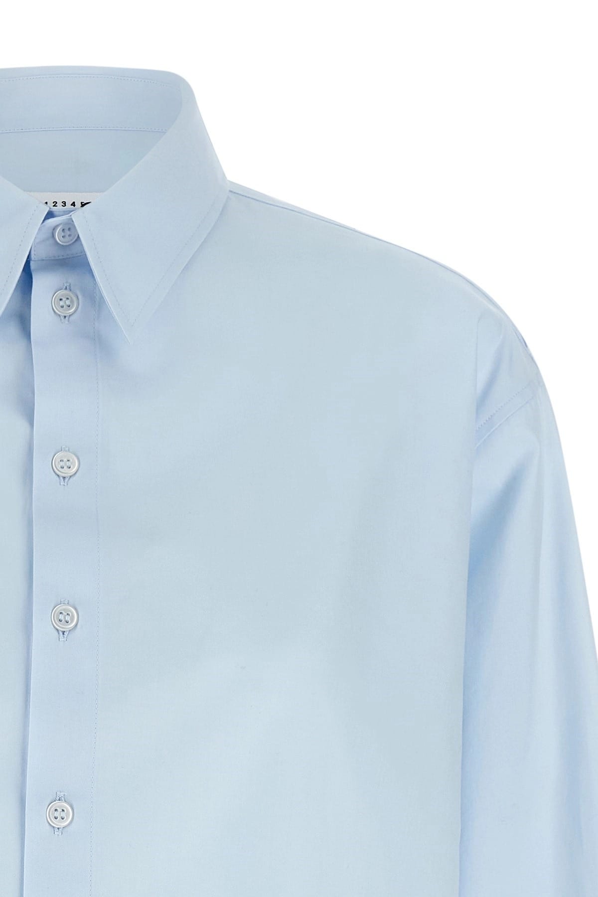 MM6 Maison Margiela MM6 Maison Margiela Asymmetric Cotton Poplin Shirt