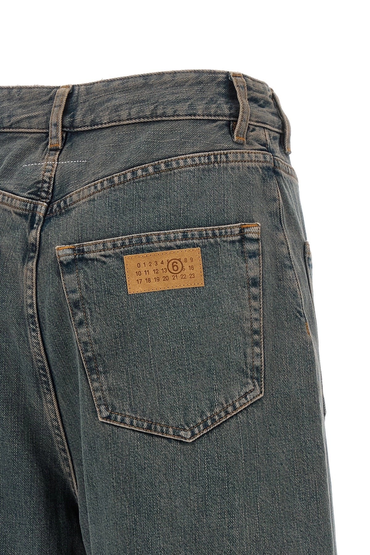 MM6 Maison Margiela Back-To-Back Construction Jeans