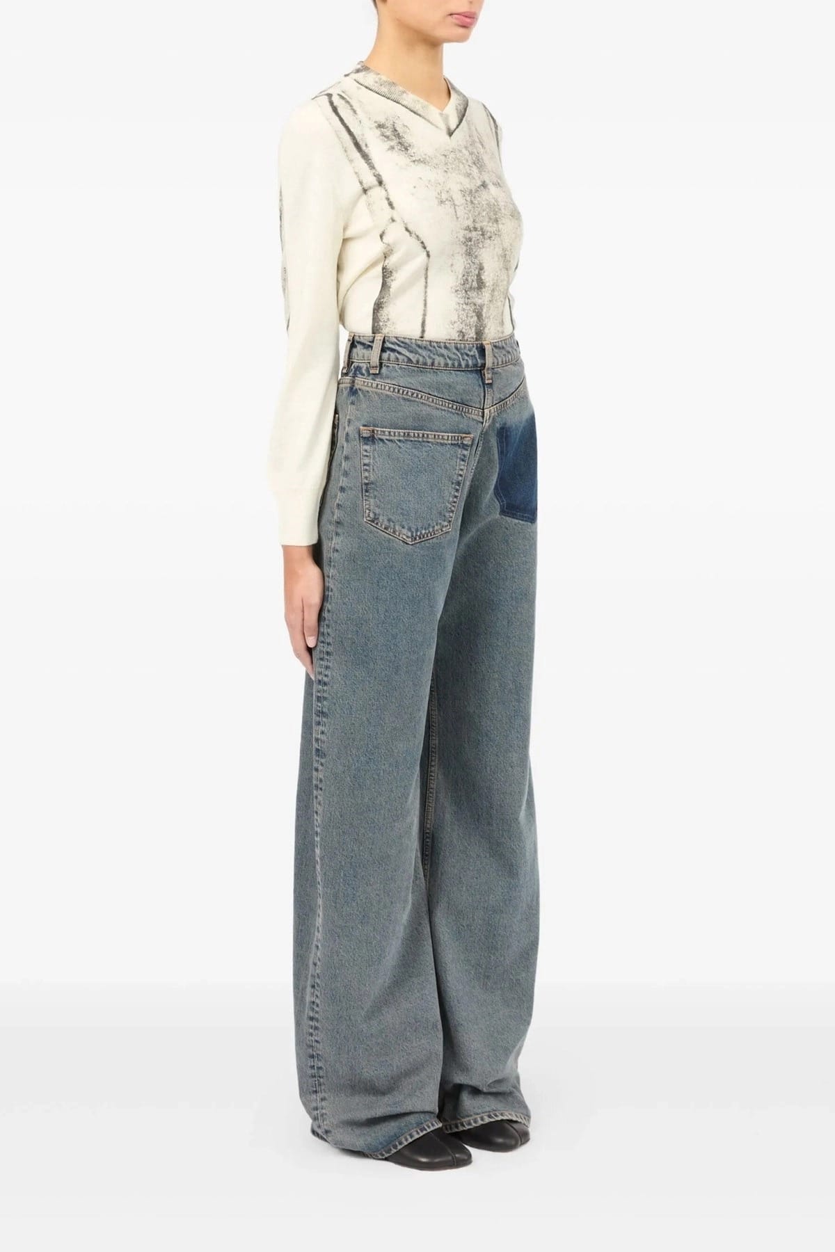 MM6 Maison Margiela MM6 Maison Margiela Back-To-Back Jeans