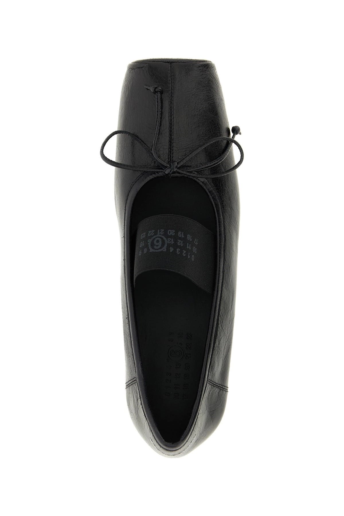MM6 Maison Margiela MM6 Maison Margiela Ballet Crinkle Leather Flats