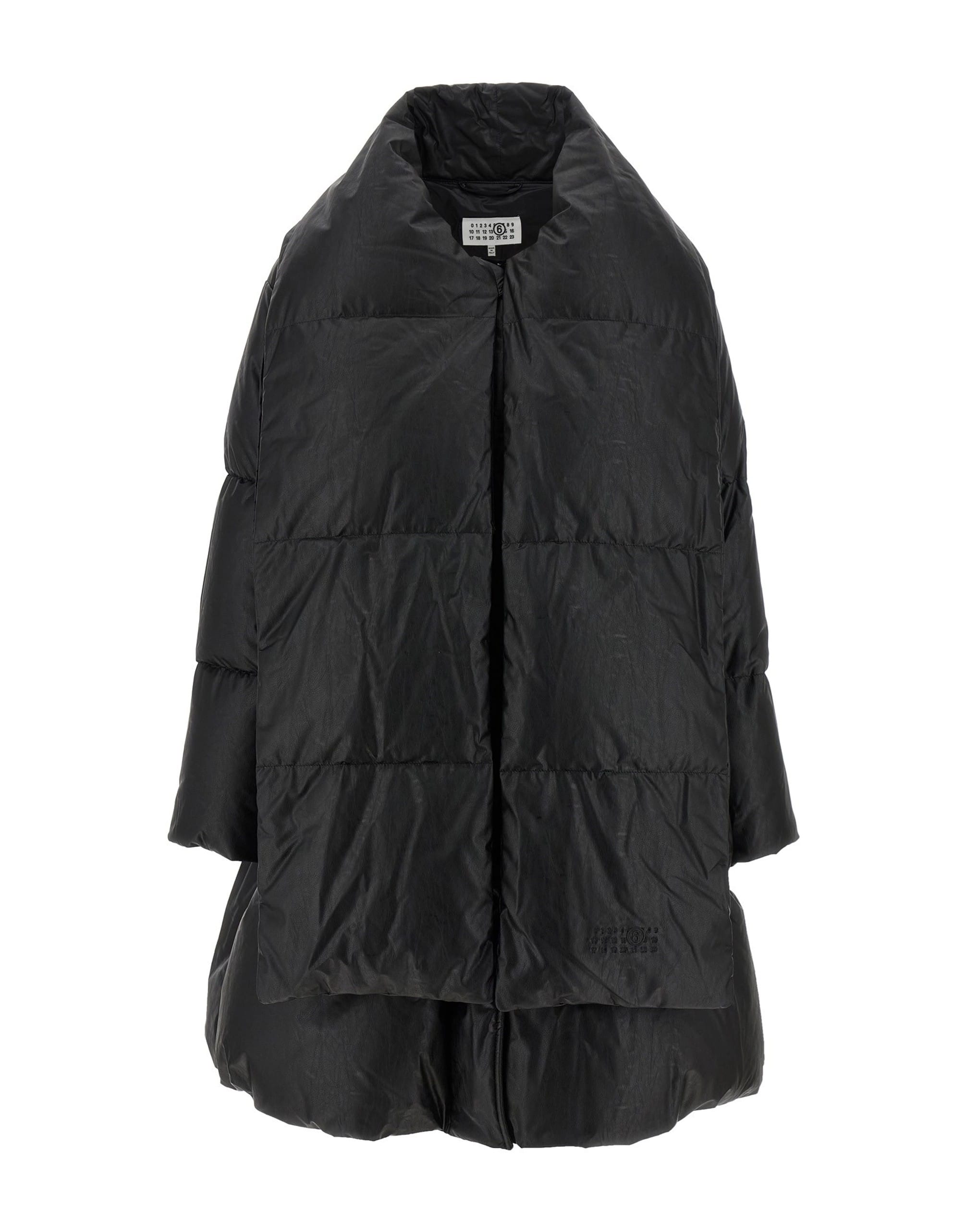 MM6 Maison Margiela MM6 Maison Margiela Black Scarf Down Jacket