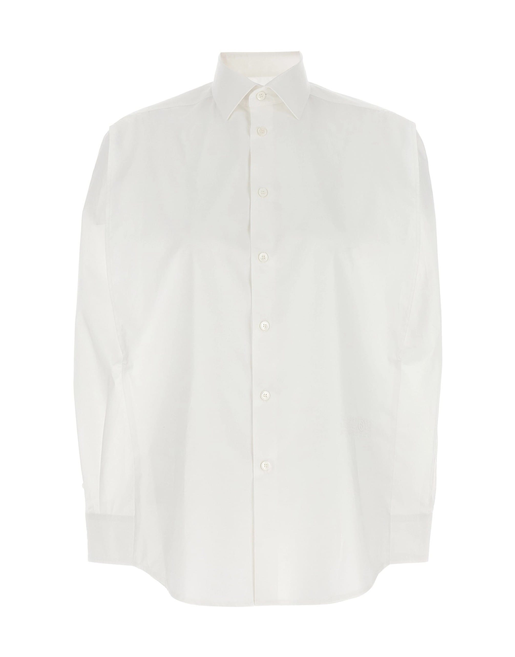 MM6 Maison Margiela MM6 Maison Margiela Cotton Poplin Embroidery Shirt