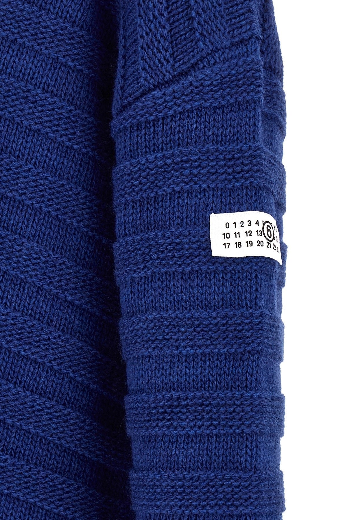 MM6 Maison Margiela Distressed Wool Blend Cardigan