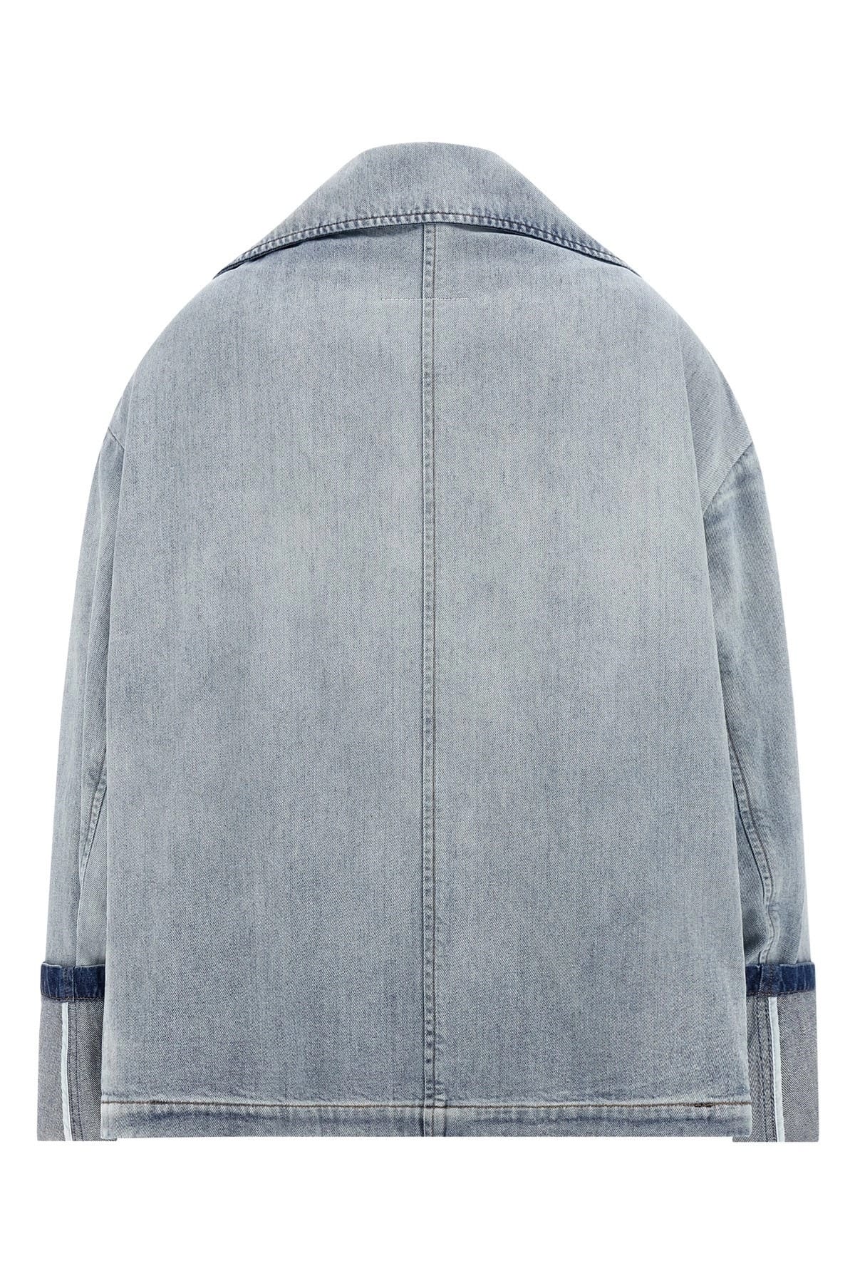 MM6 Maison Margiela MM6 Maison Margiela Double-Breasted Denim Jacket