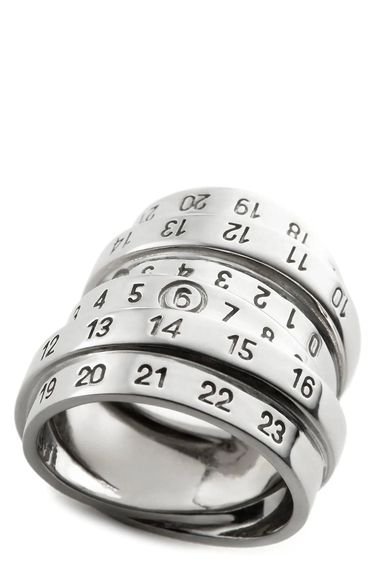 MM6 Maison Margiela MM6 Maison Margiela Engraved Logo Ring