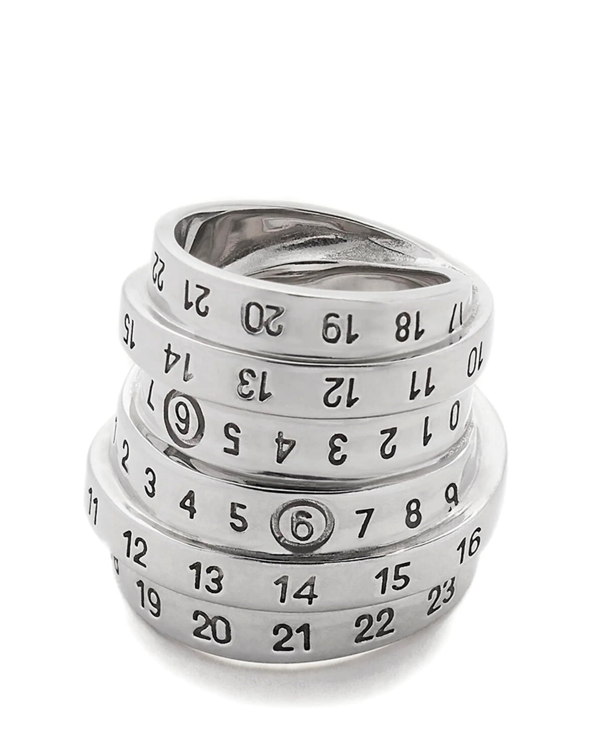 MM6 Maison Margiela MM6 Maison Margiela Engraved Logo Ring