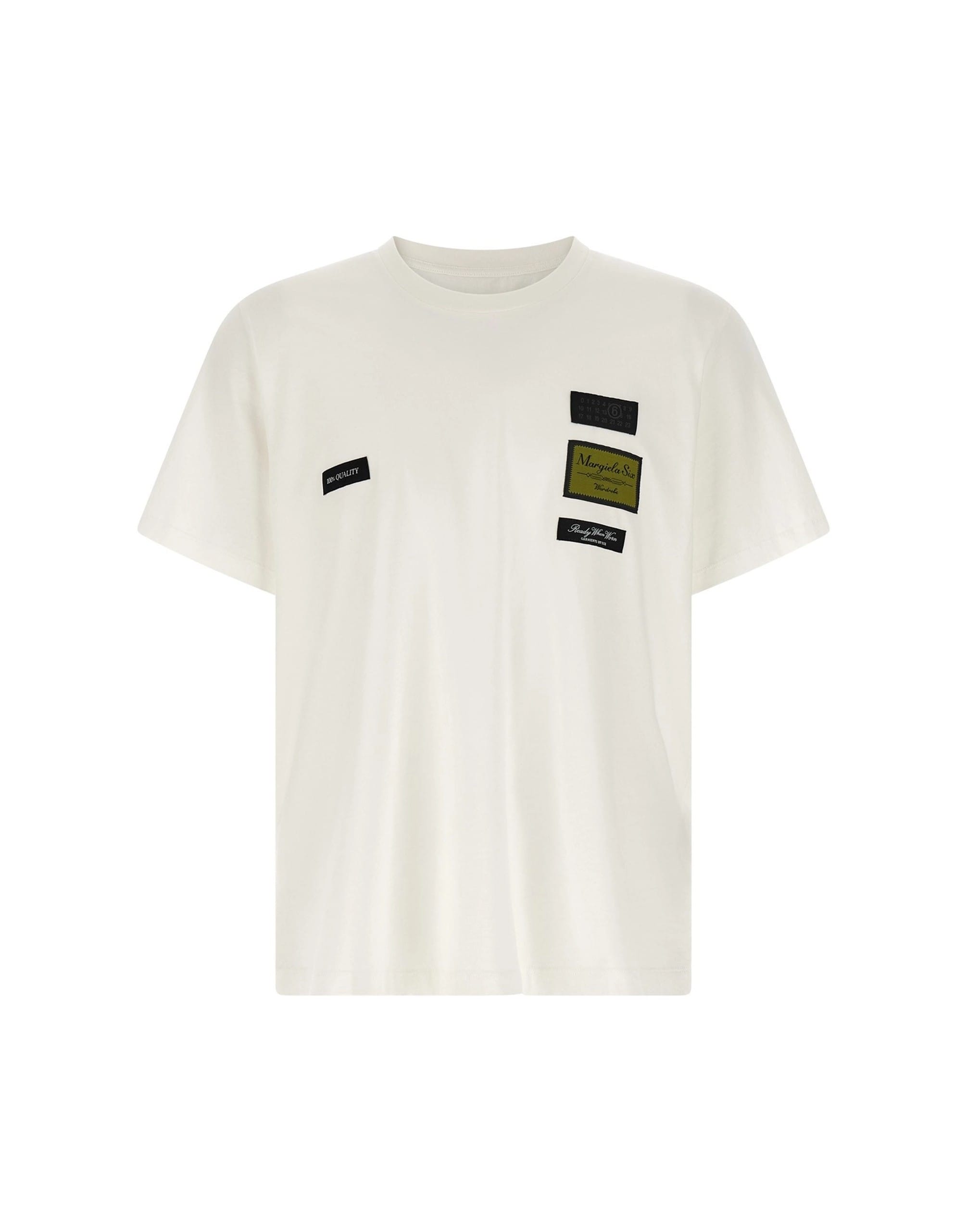 MM6 Maison Margiela MM6 Maison Margiela Etichette Patch T-Shirt