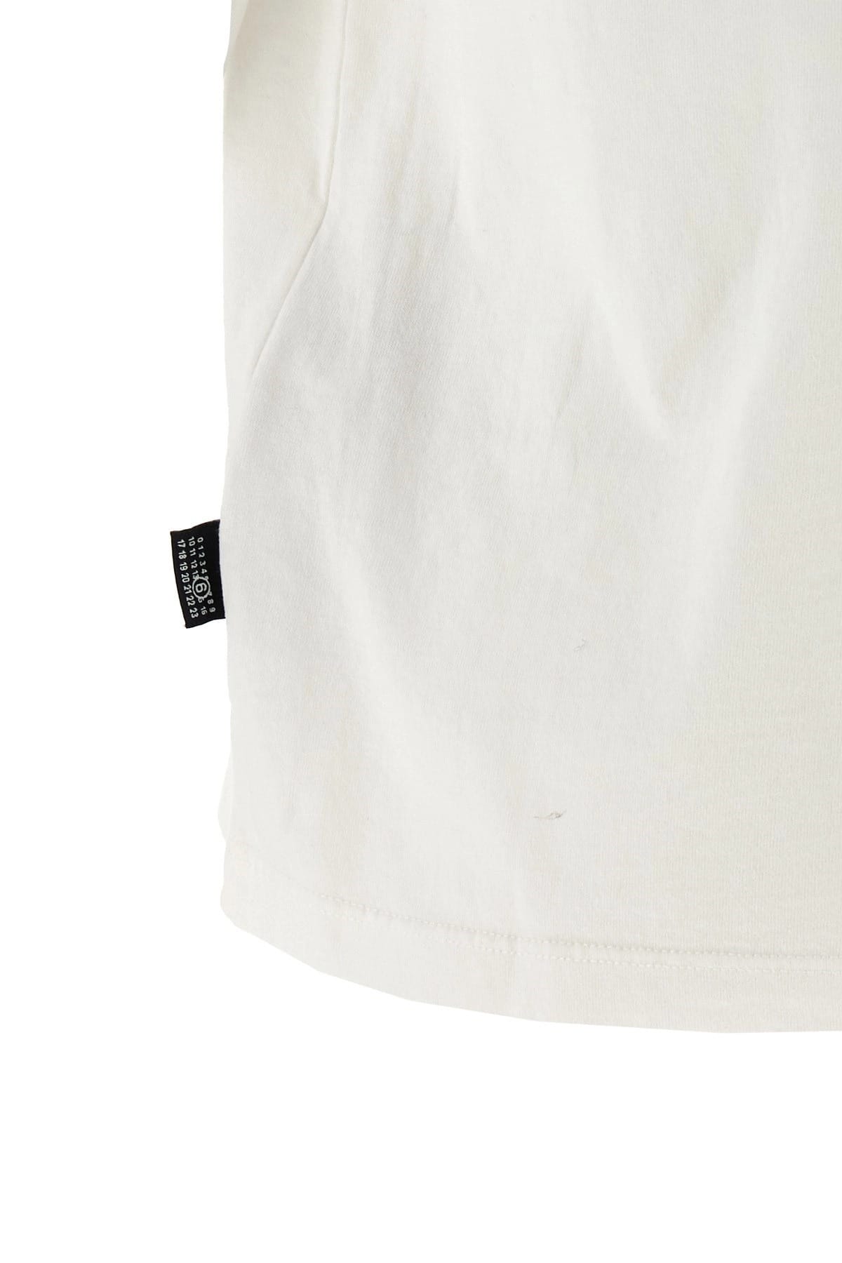 MM6 Maison Margiela MM6 Maison Margiela Flocked Arch Print T-Shirt