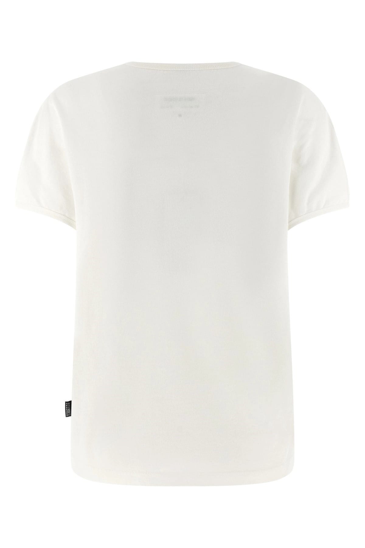MM6 Maison Margiela MM6 Maison Margiela Flocked Arch Print T-Shirt