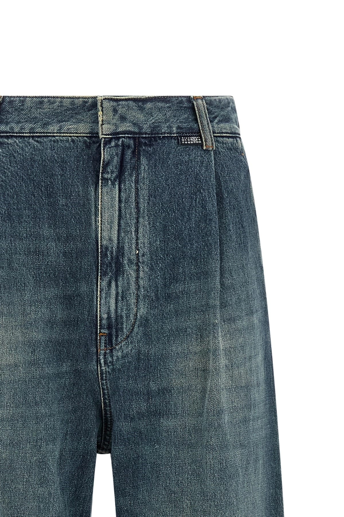 MM6 Maison Margiela MM6 Maison Margiela High Waist Wide Leg Jeans