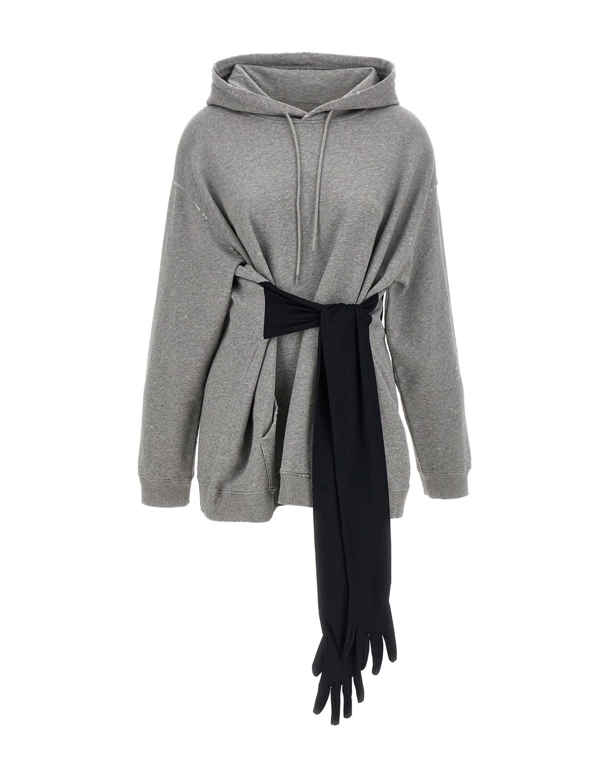 MM6 Maison Margiela MM6 Maison Margiela Hoodie Dress With Gloves