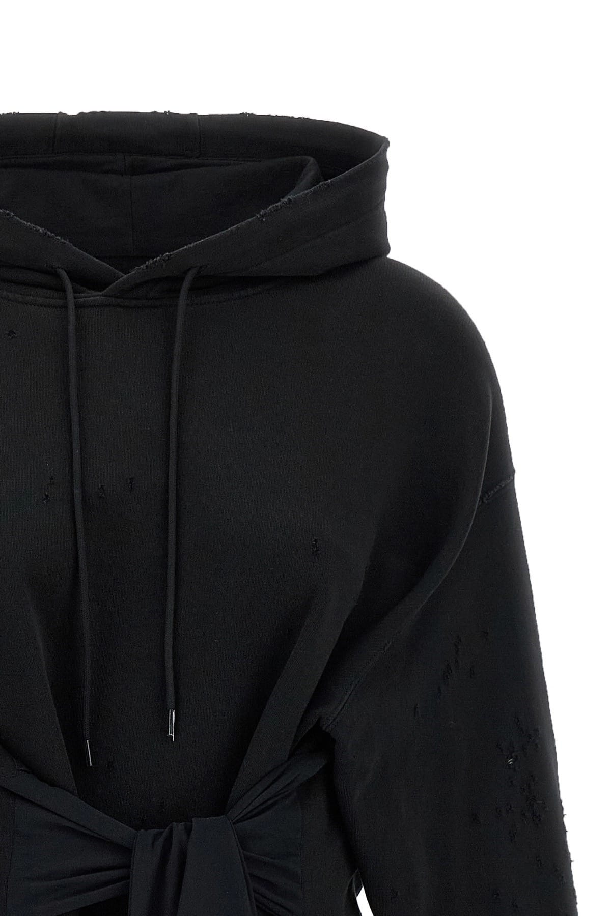 MM6 Maison Margiela MM6 Maison Margiela Hoodie Mini Dress With Gloves