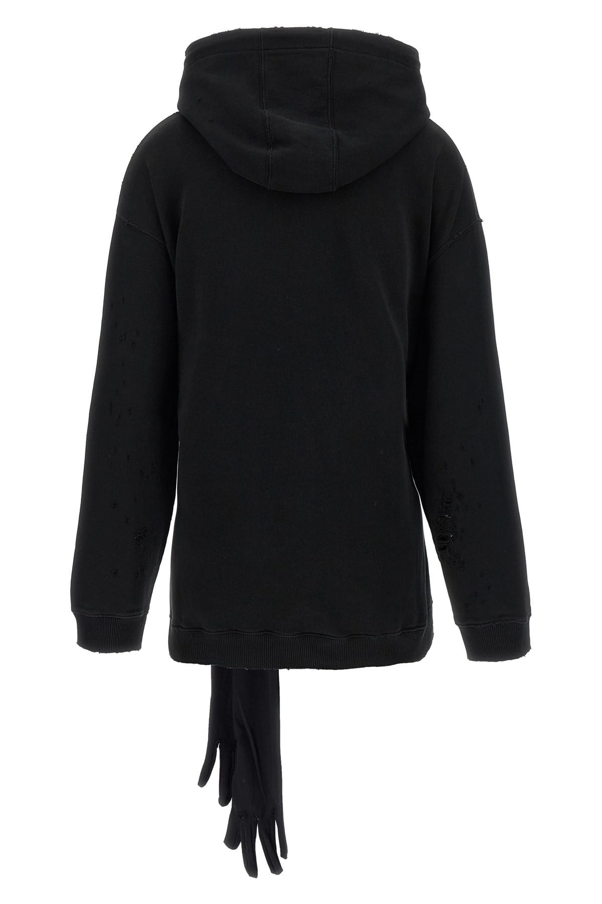 MM6 Maison Margiela MM6 Maison Margiela Hoodie Mini Dress With Gloves