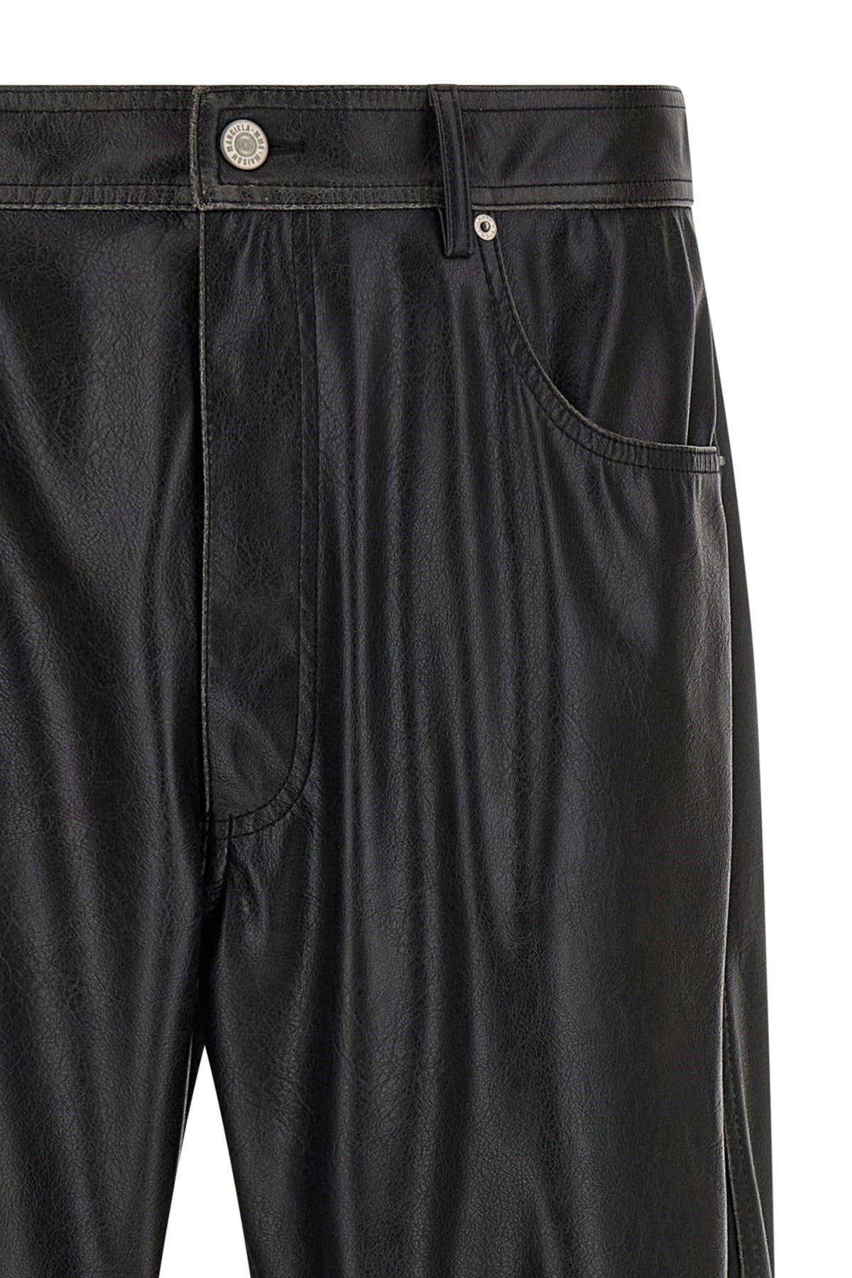 Pantalon effet cuir MM6 Maison Margiela
