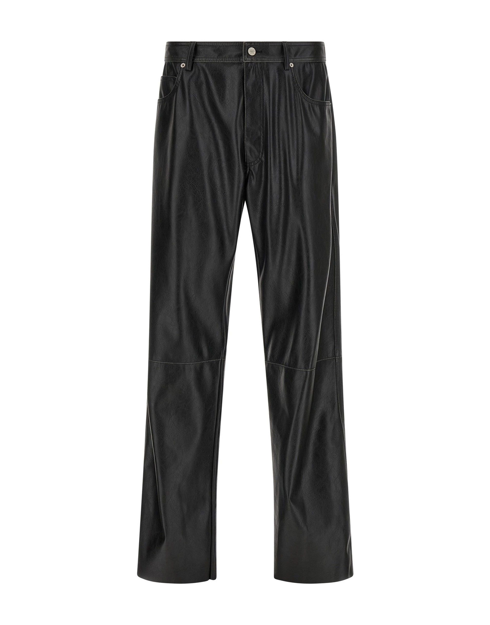 MM6 Maison Margiela Leather-Effect Pants