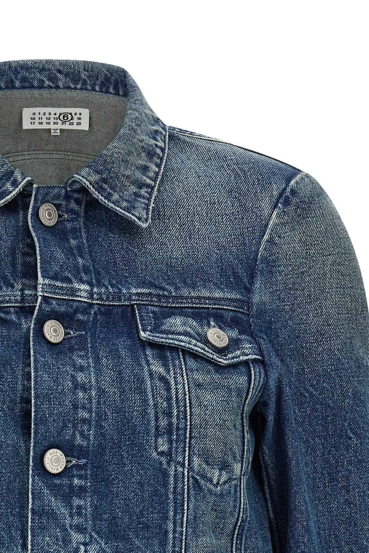 MM6 Maison Margiela MM6 Maison Margiela Numeric Signature Denim Jacket