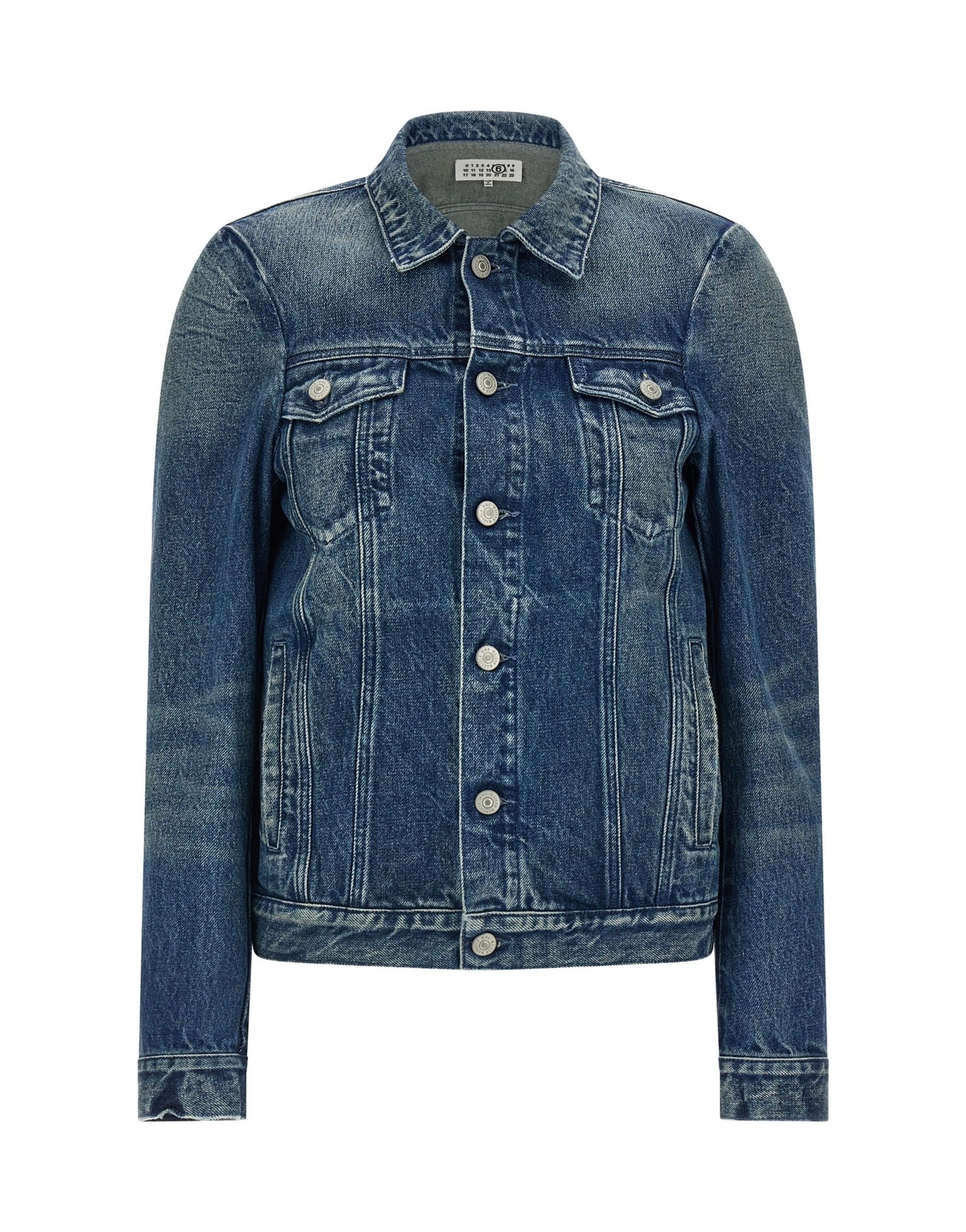 MM6 Maison Margiela MM6 Maison Margiela Numeric Signature Denim Jacket